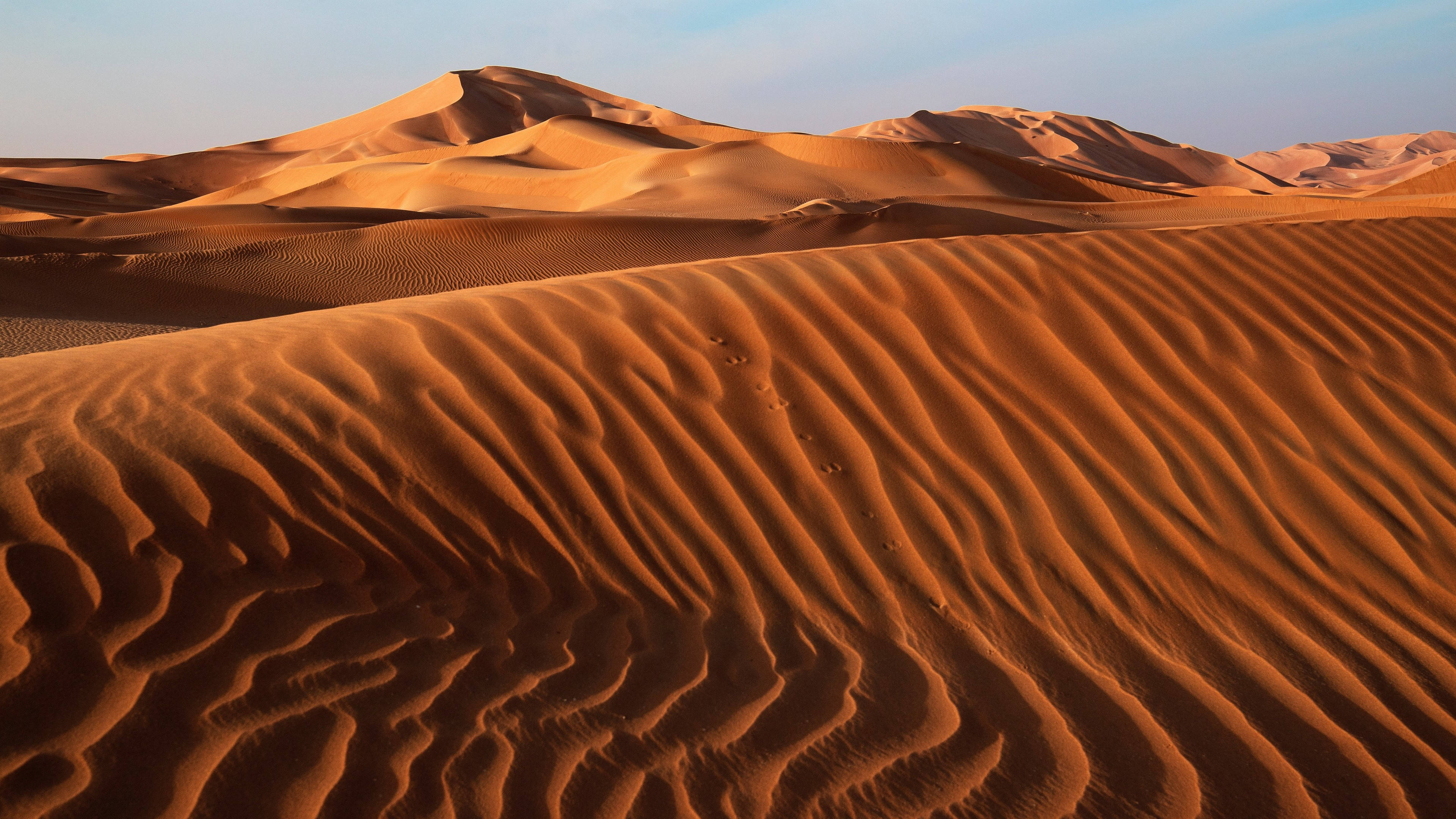 Ultra HD, sand dune, waves, 4K Desktop Wallpaper