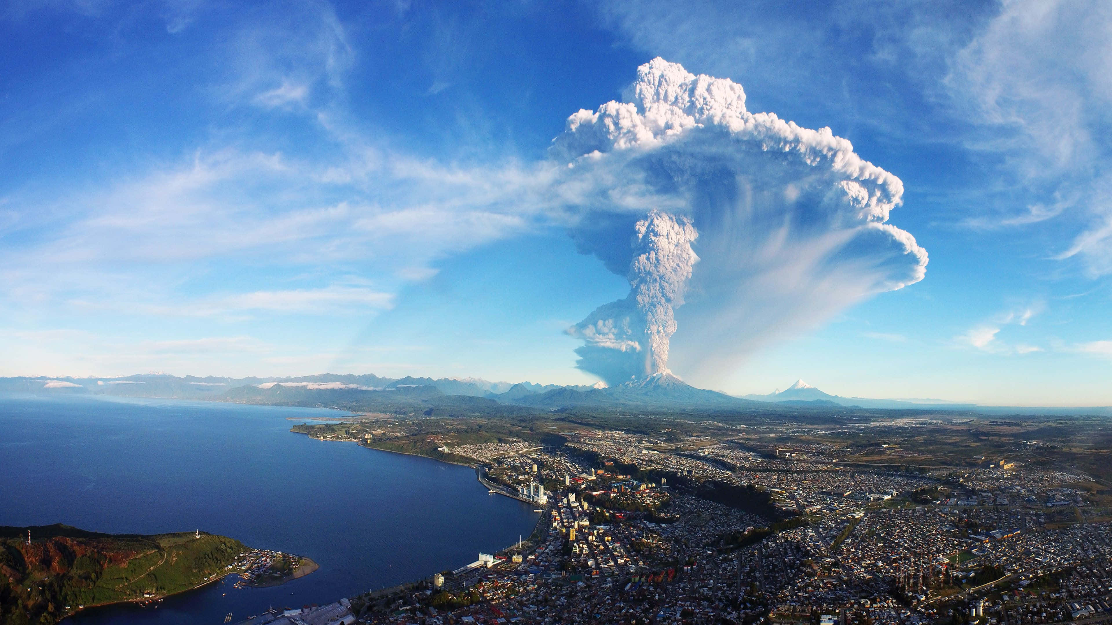 Ultra HD, 3840 x 2160, volcanic eruption, 4K Desktop Wallpaper
