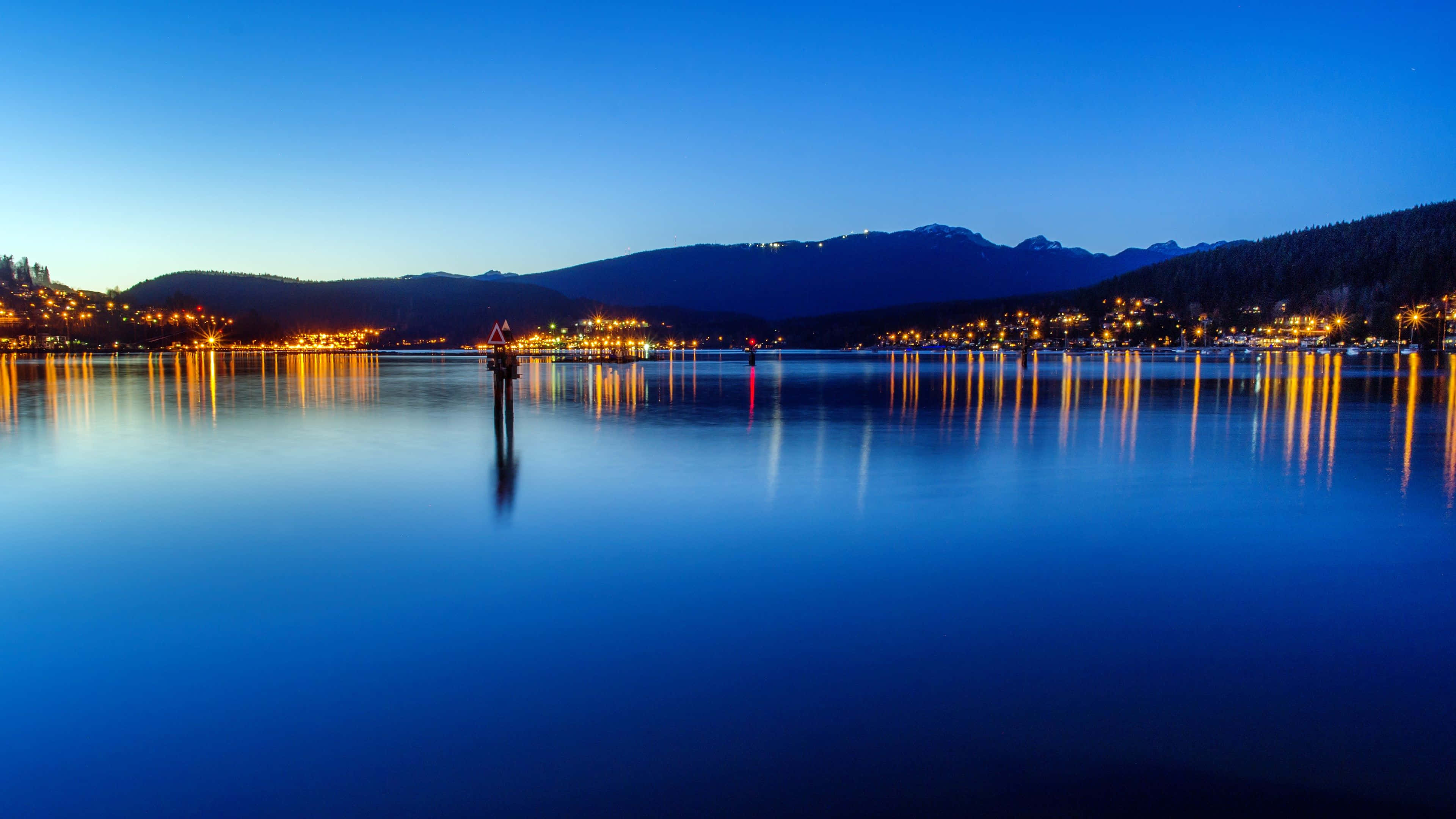 Ultra HD, 4K, twilight lake, 4K Desktop Wallpaper