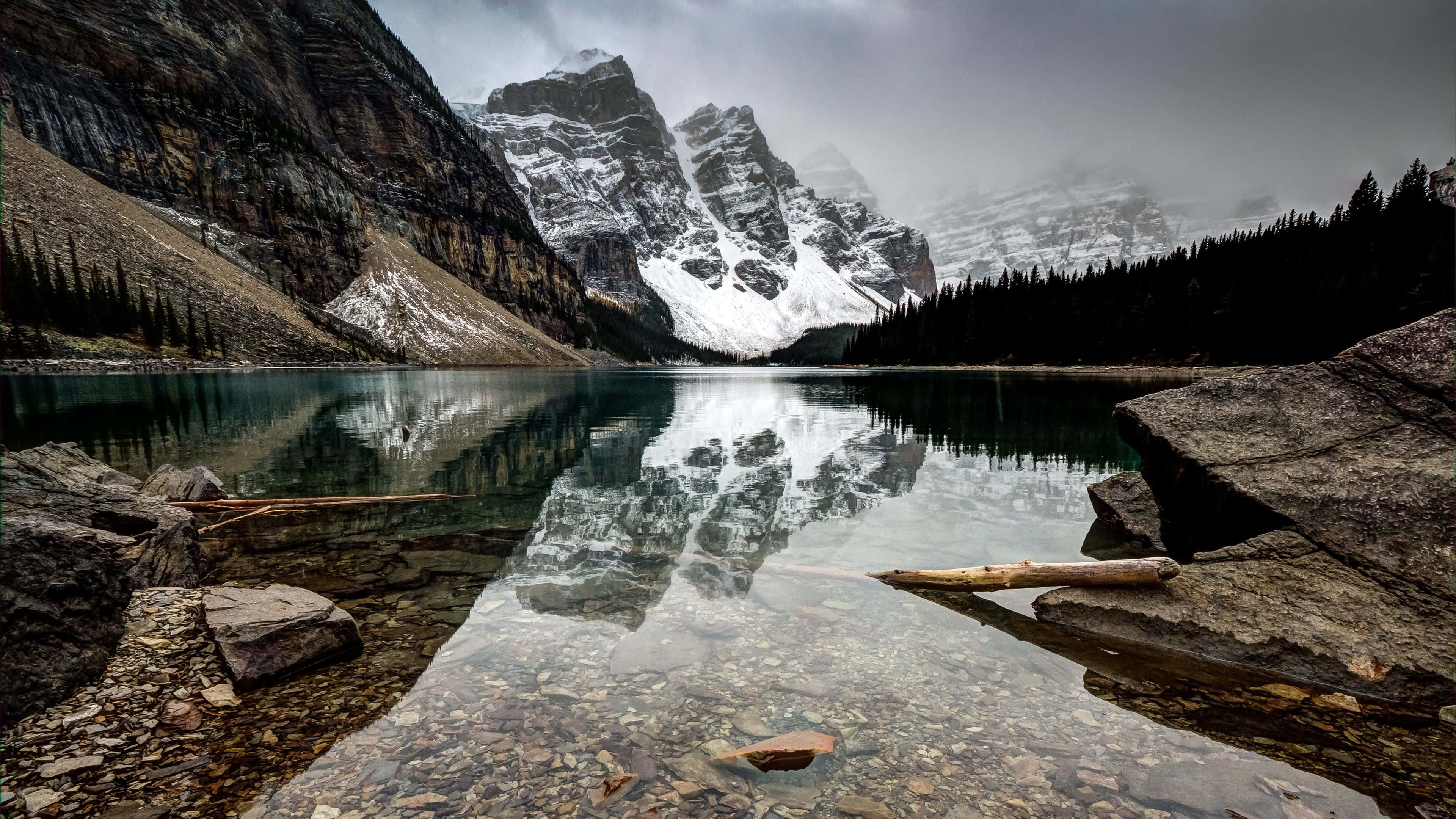 Ultra HD, 3840 x 2160, mountain lake, 4K Desktop Wallpaper