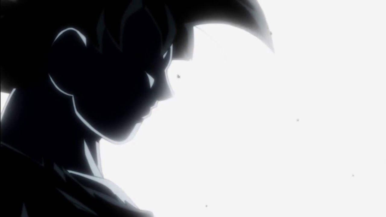 Ultra Instinct Goku, silhouette, spiky-haired, HD Desktop Wallpaper