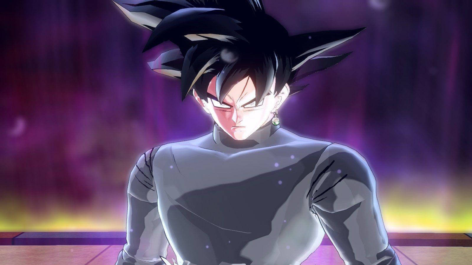 Ultra Instinct Goku, dark-haired anime warrior, glowing eyes, HD Desktop Wallpaper