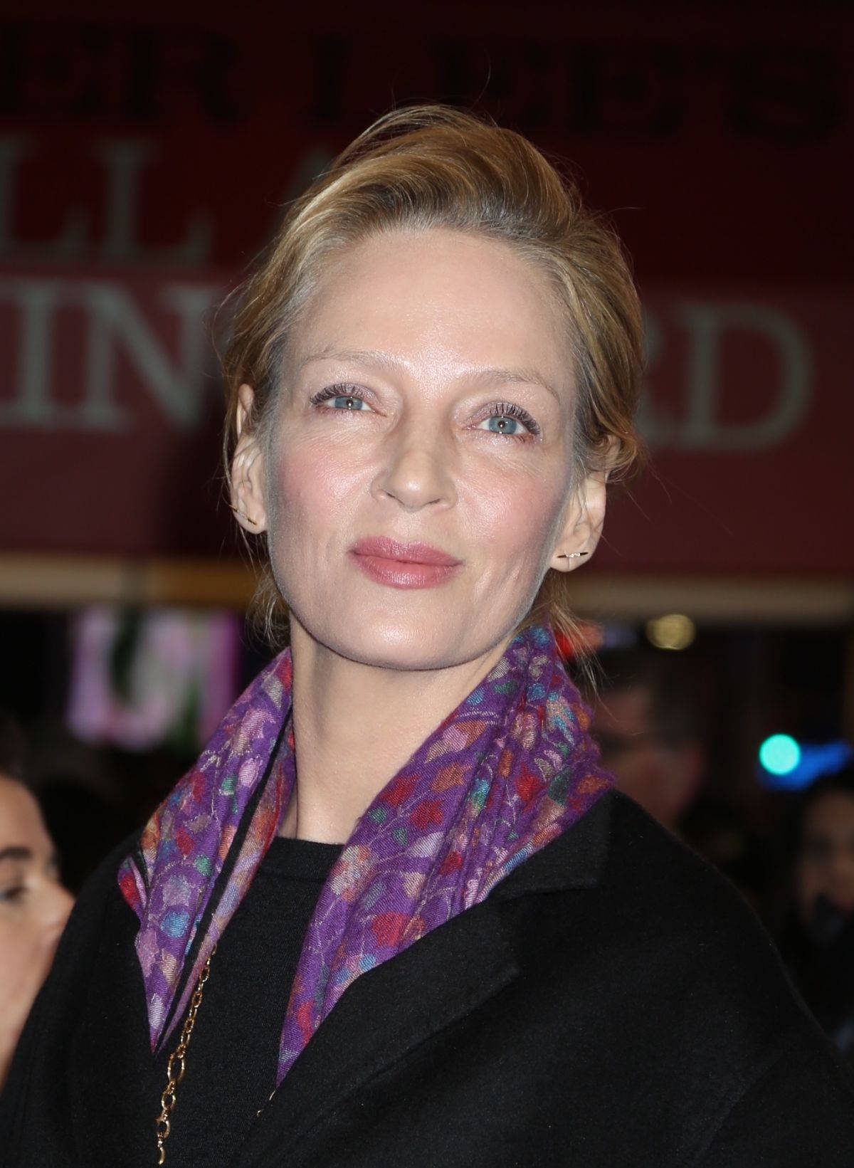 Uma Thurman, blonde hair, blue eyes, HD Phone Wallpaper