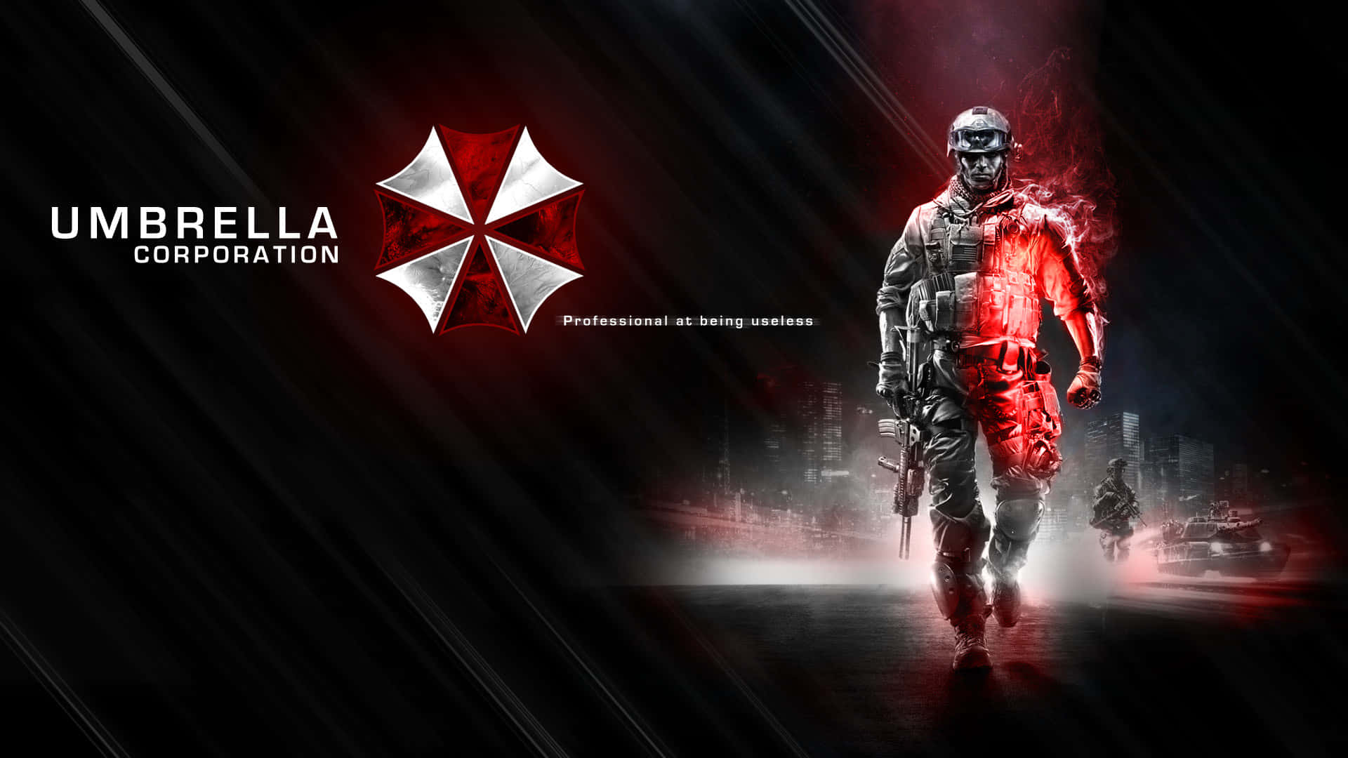 Umbrella Corporation, Umbrella Corporation logo, tagline, Full HD Desktop Wallpaper
