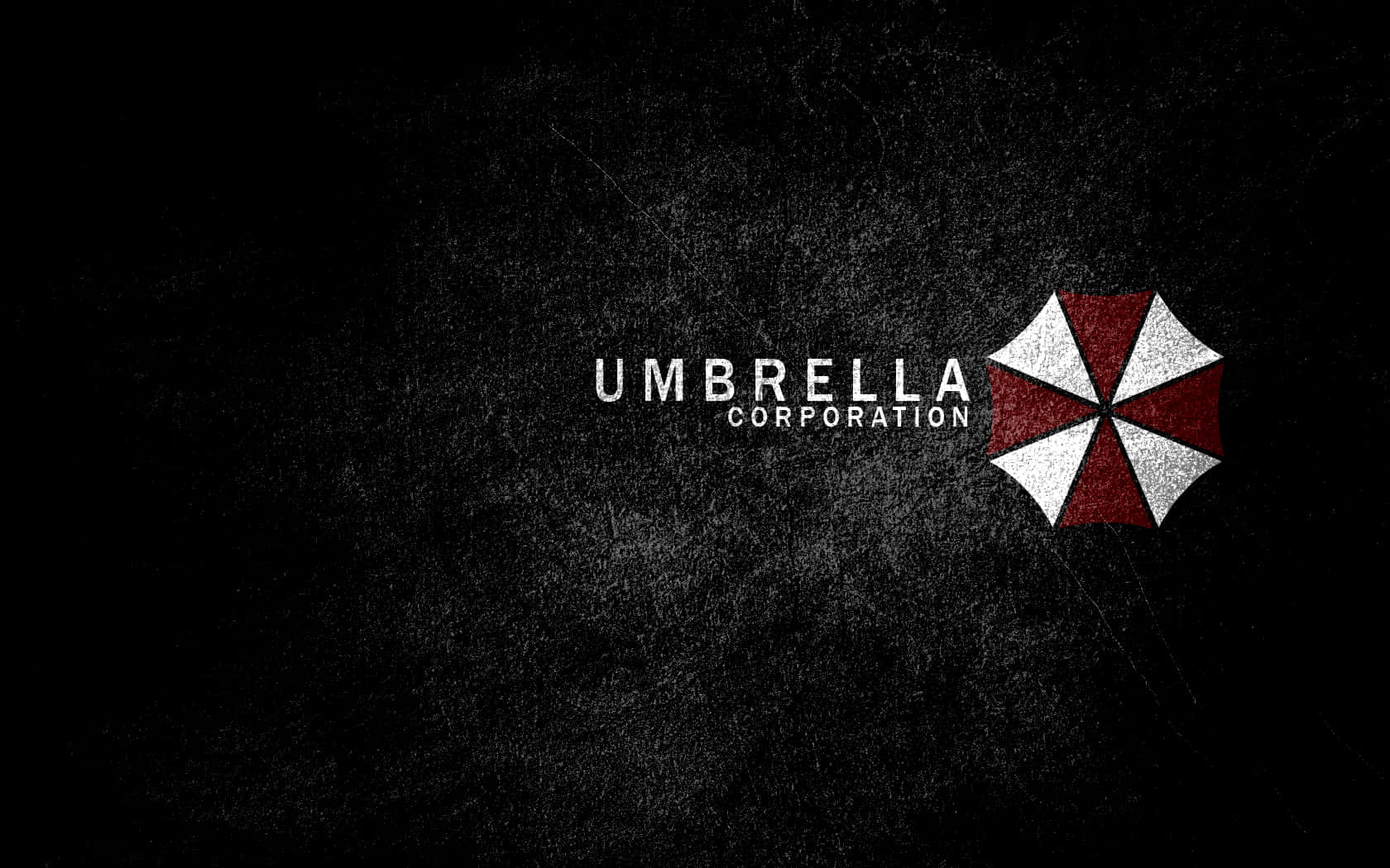 Umbrella Corporation, red and white umbrella logo, white text UMBRELLA CORPORATION, HD Desktop Wallpaper
