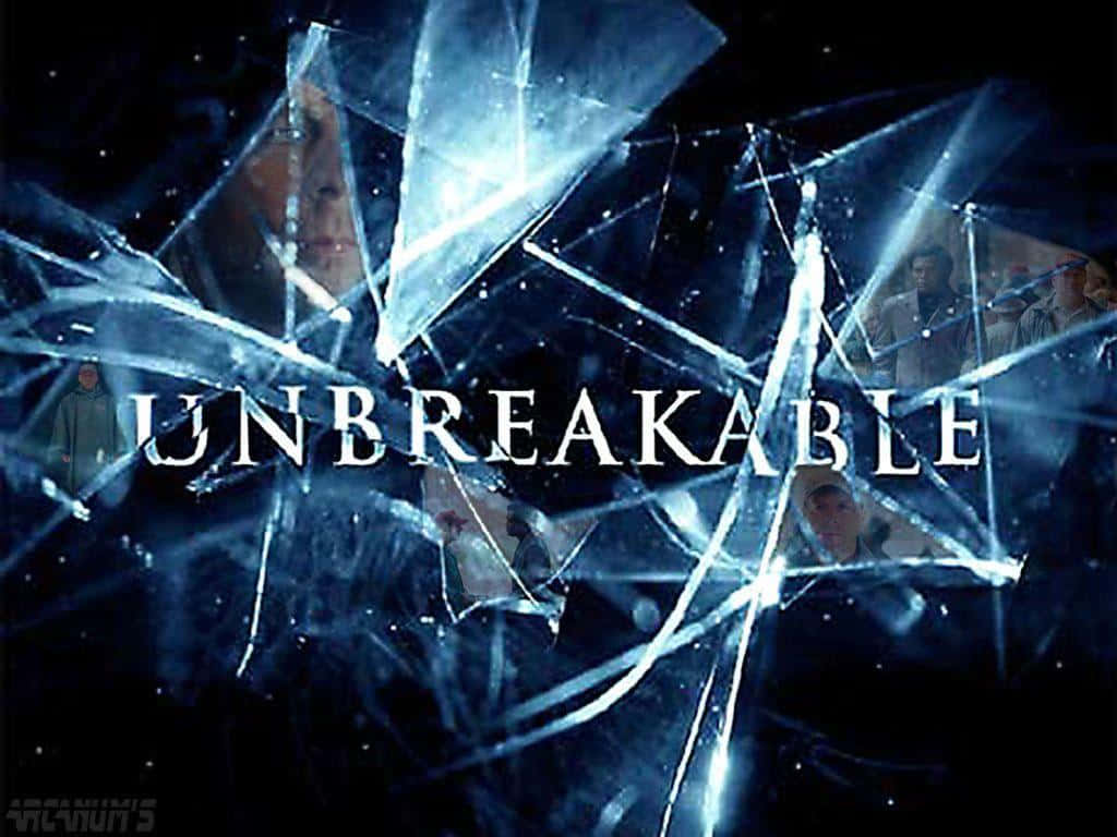 Unbreakable, Shattered glass fragments, ghostly faces, SD Desktop Wallpaper