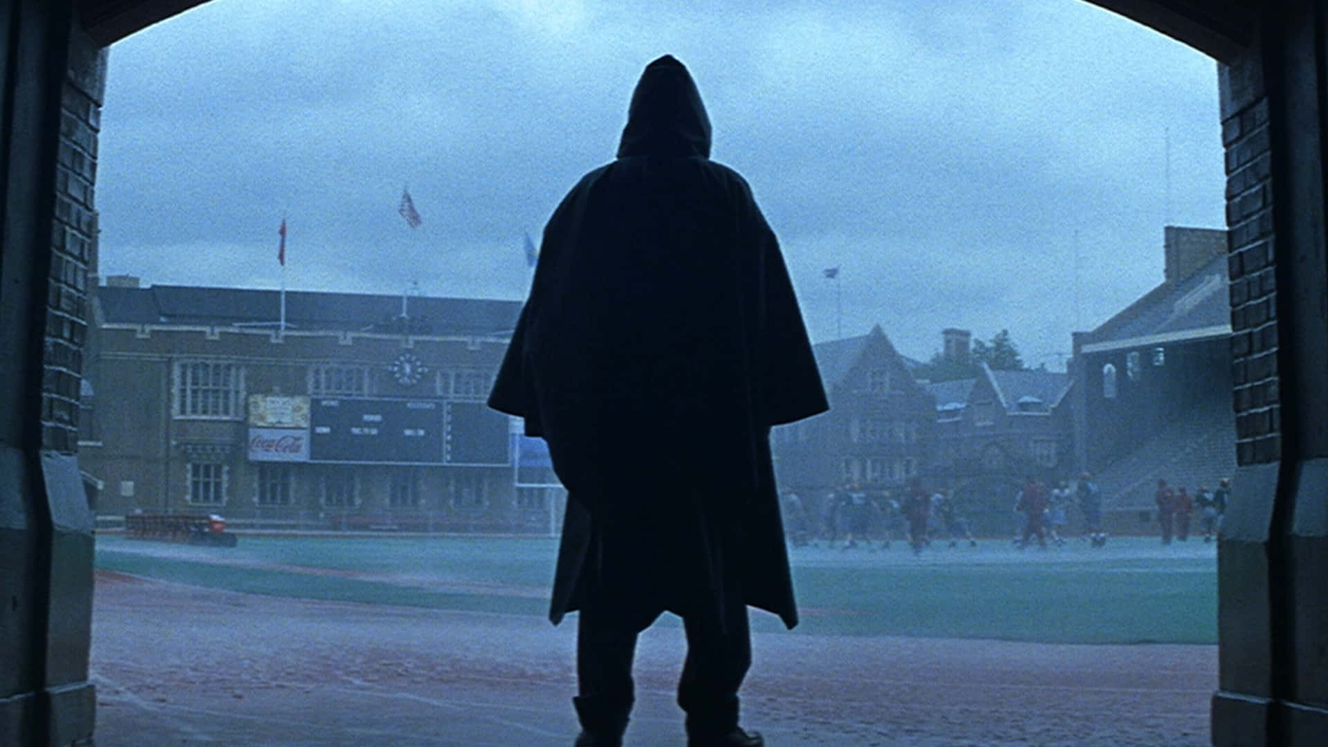 Unbreakable, movie, hooded figure, Full HD Desktop Wallpaper