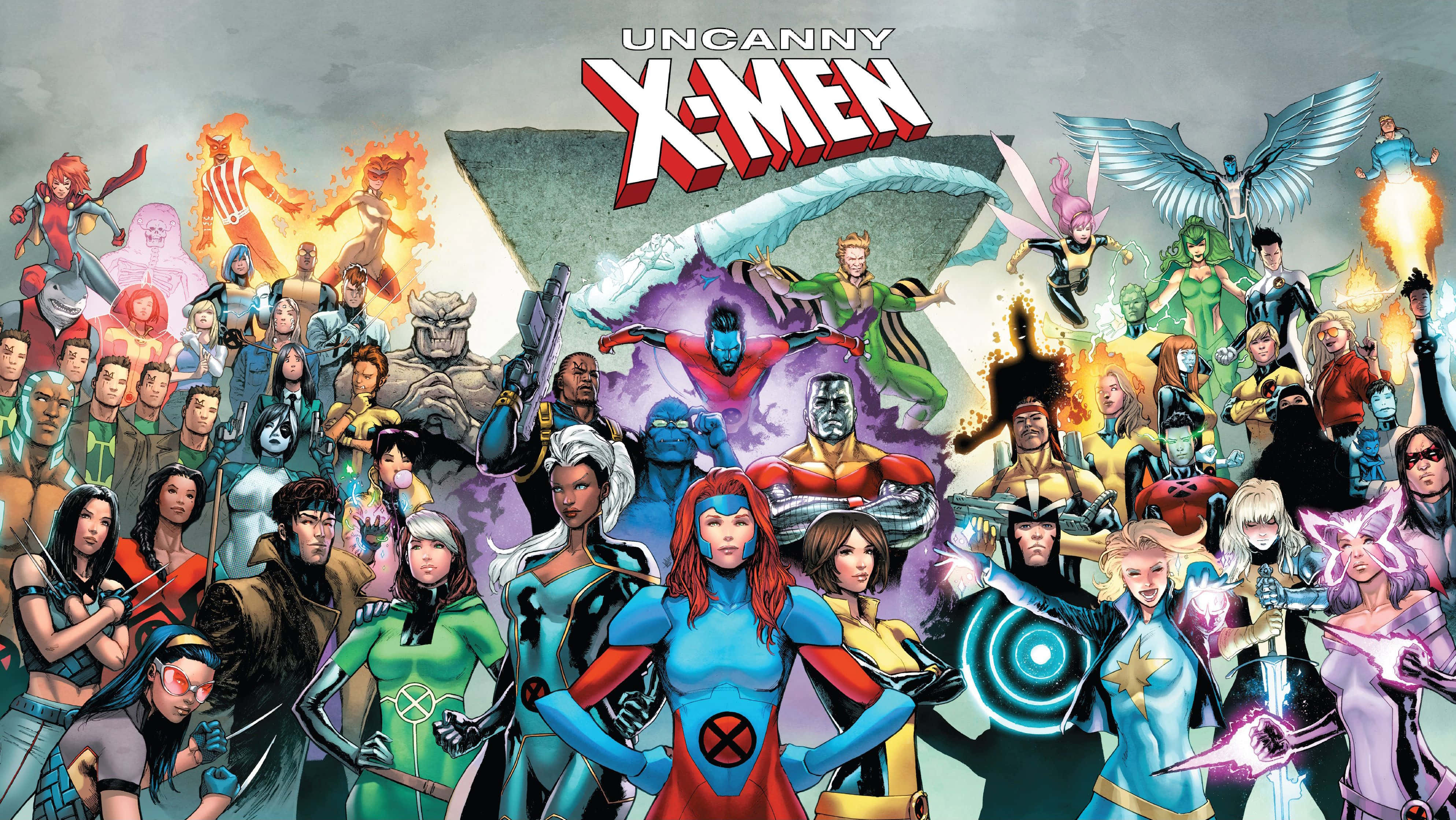 Uncanny X-Men, mutants, glowing powers, 4K Desktop Wallpaper