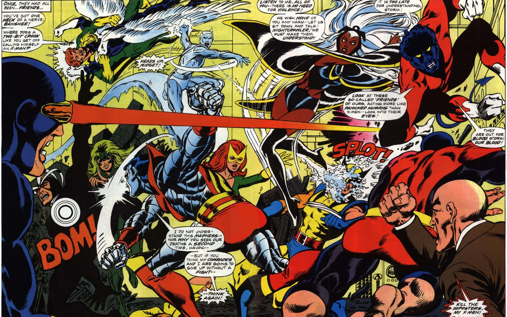 Uncanny X-Men, superheroes, villains, HD Desktop Wallpaper