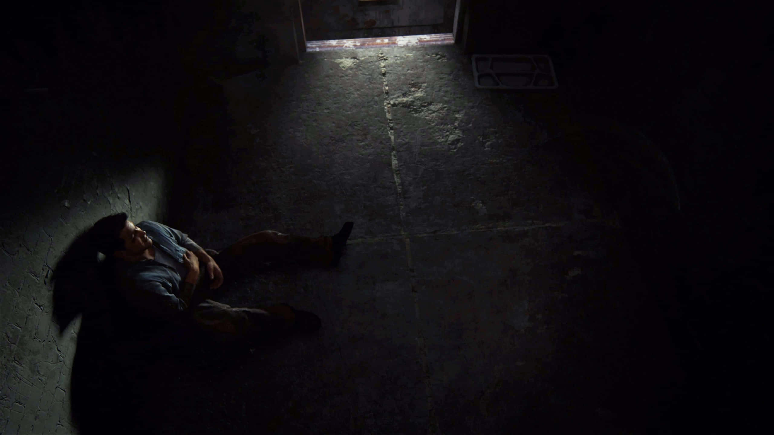 Uncharted 4, dark room, grimy concrete floor, 2K Desktop Wallpaper