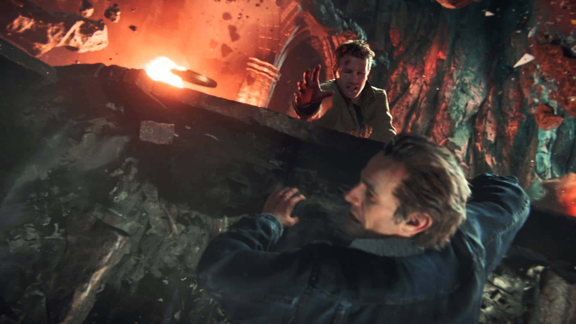 Uncharted 4, cave, fire, Full HD Desktop Wallpaper