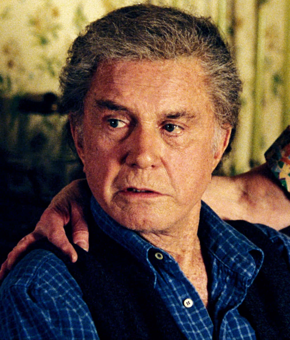 Uncle Ben, blue plaid shirt, dark vest, SD Phone Wallpaper