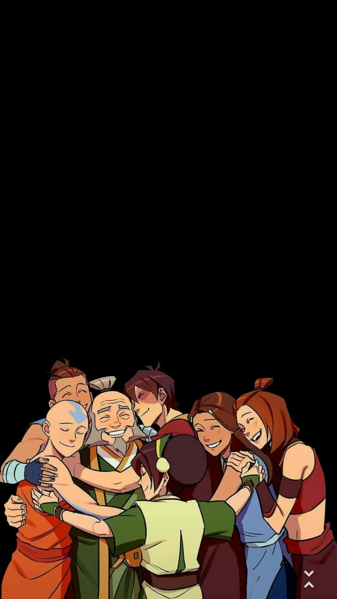 Uncle Iroh, animated, diverse characters, Full HD Phone Wallpaper