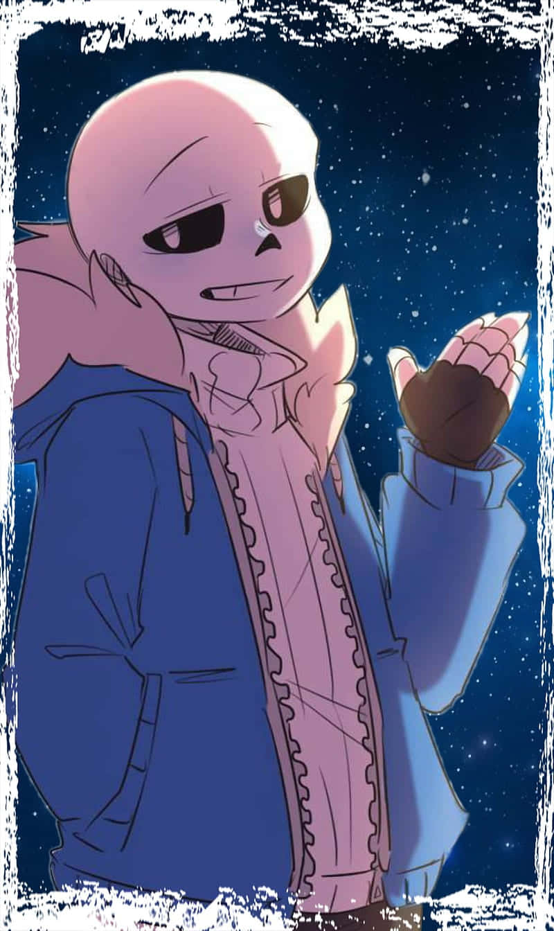 Undertale Sans, bald anime character, dark eyes, HD Phone Wallpaper