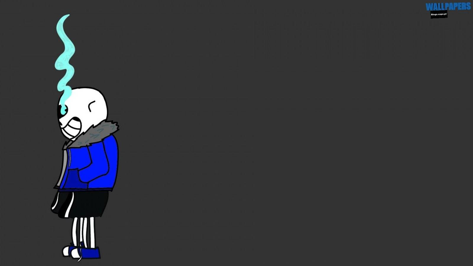 Sans, Undertale, blue jacket, HD Desktop Wallpaper