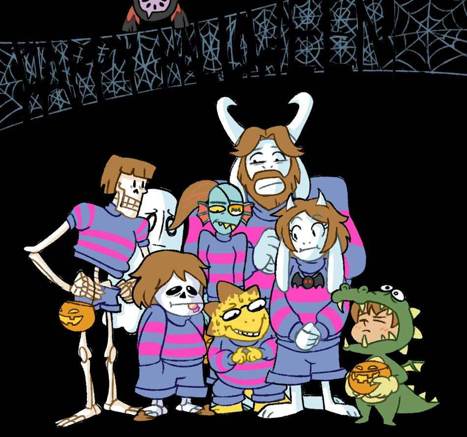 Undertale, Halloween costumes, spiderweb arch, SD Desktop Wallpaper