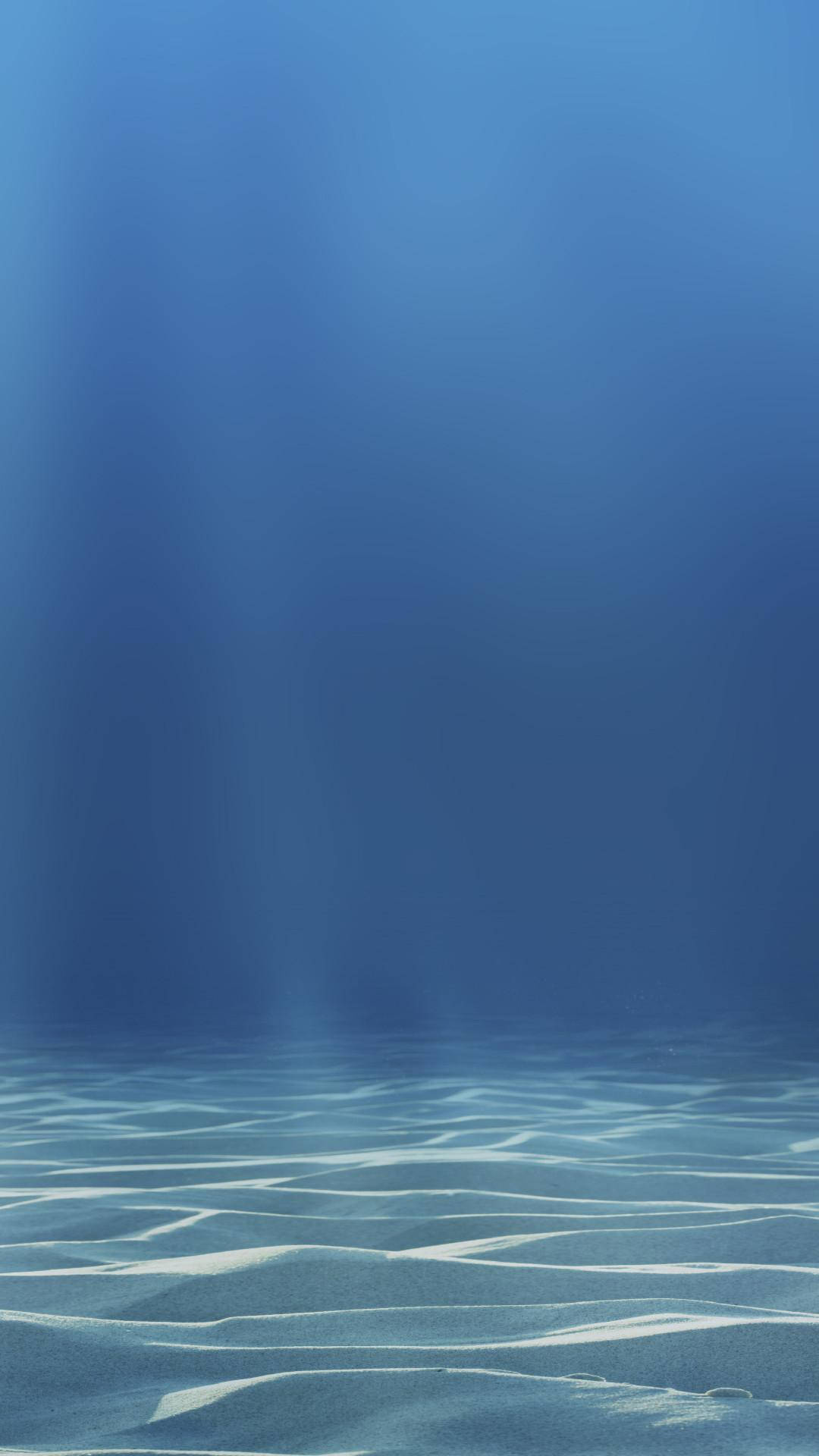 underwater, light blue, sunlight beams, Full HD Phone Wallpaper