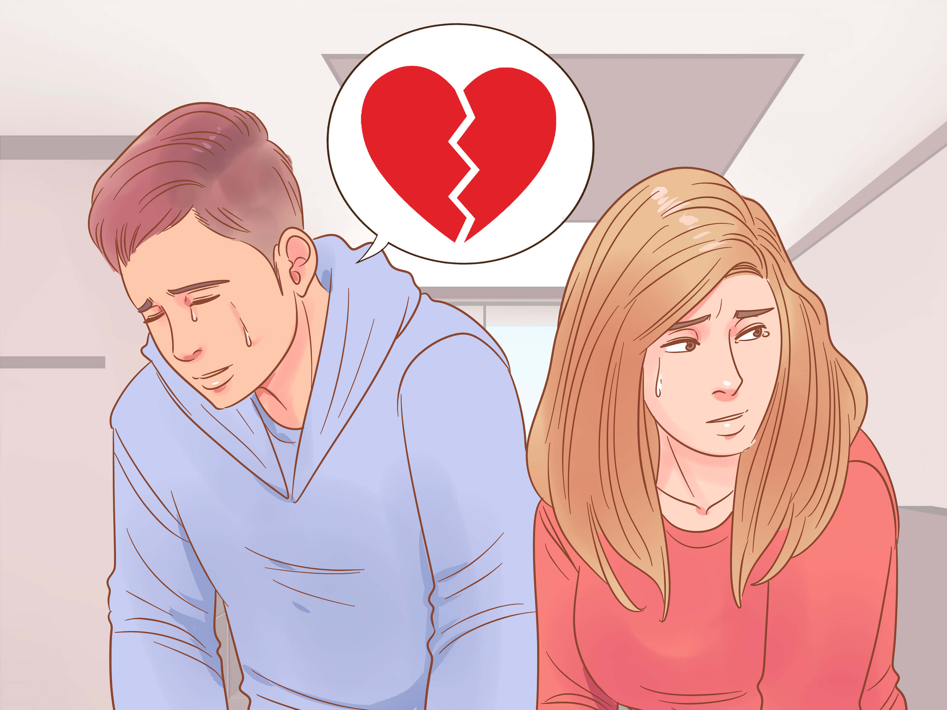 Unfaithful, broken heart symbol, sad couple, 2K Desktop Wallpaper