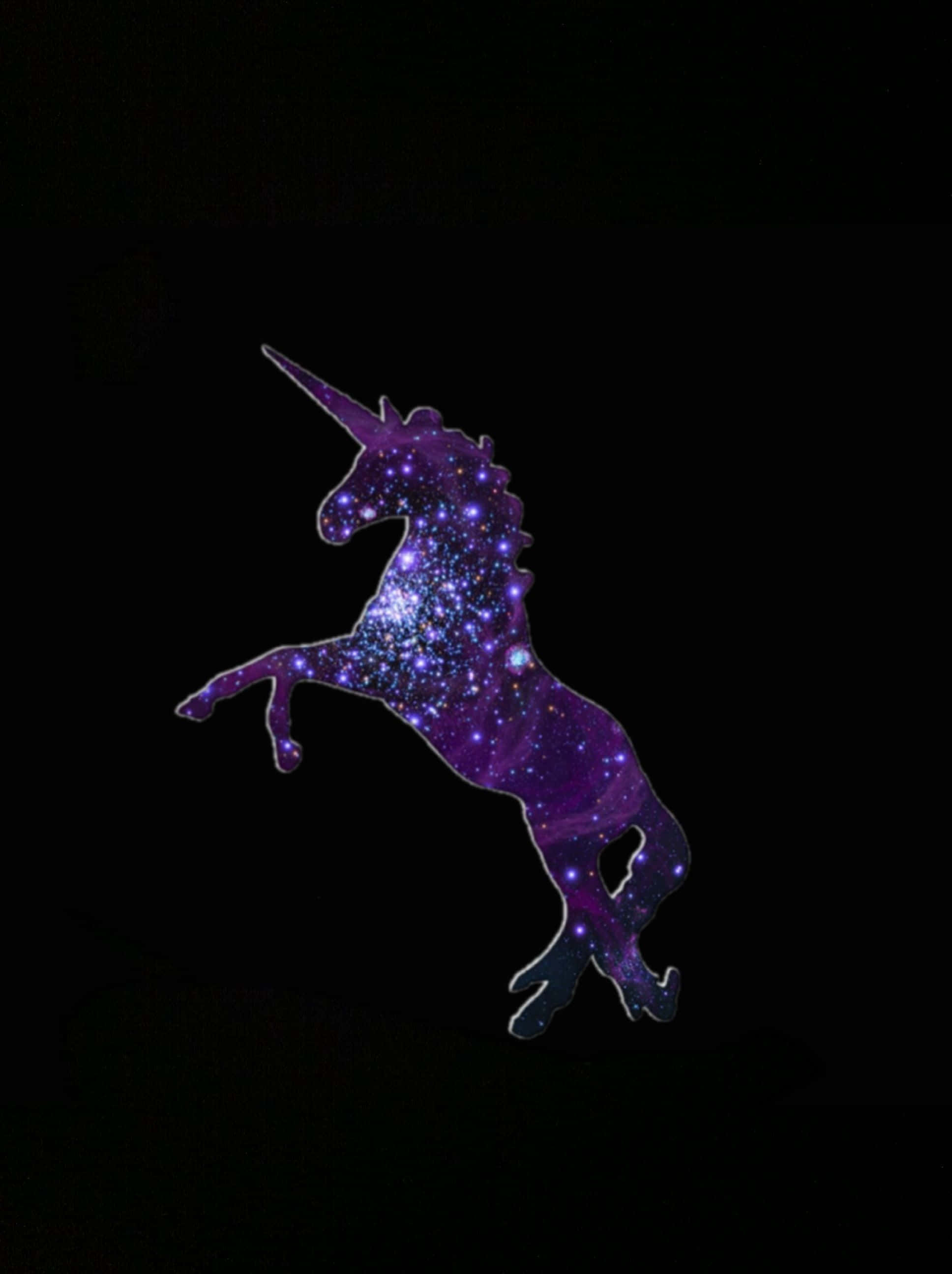 Unicorn Aesthetic, constellation, vibrant purple, 2K Phone Wallpaper