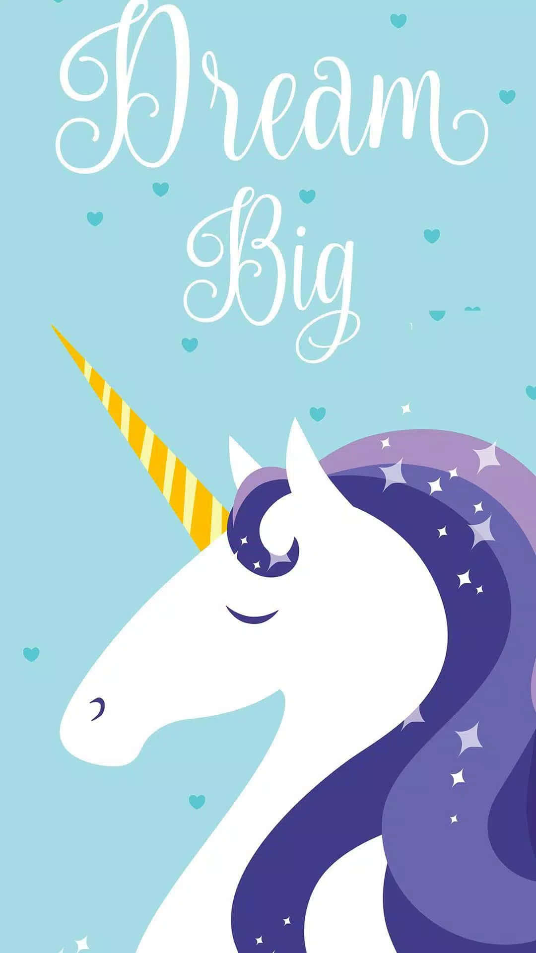 Unicorn Desktop, white unicorn, striped yellow horn, Full HD Phone Wallpaper