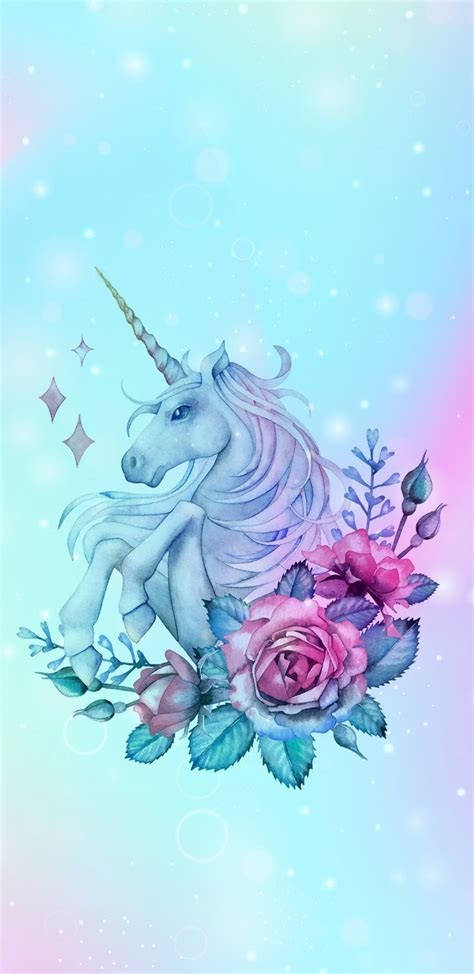 Cool Unicorn, white unicorn, golden horn, SD Phone Wallpaper