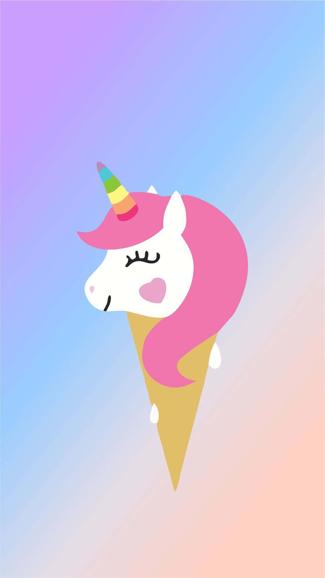 iPhone, unicorn, rainbow horn, Full HD Phone Wallpaper
