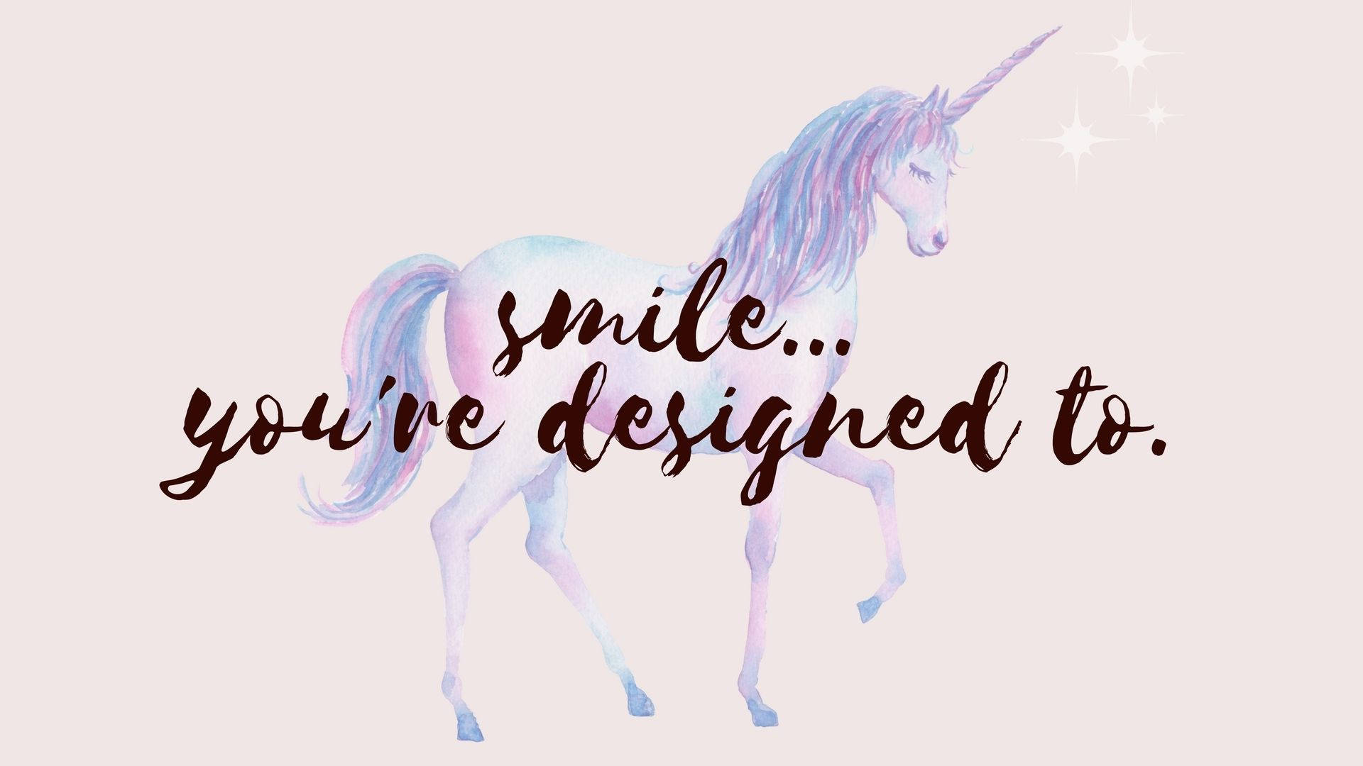 unicorn, pastel mane, pastel horn, Full HD Desktop Wallpaper
