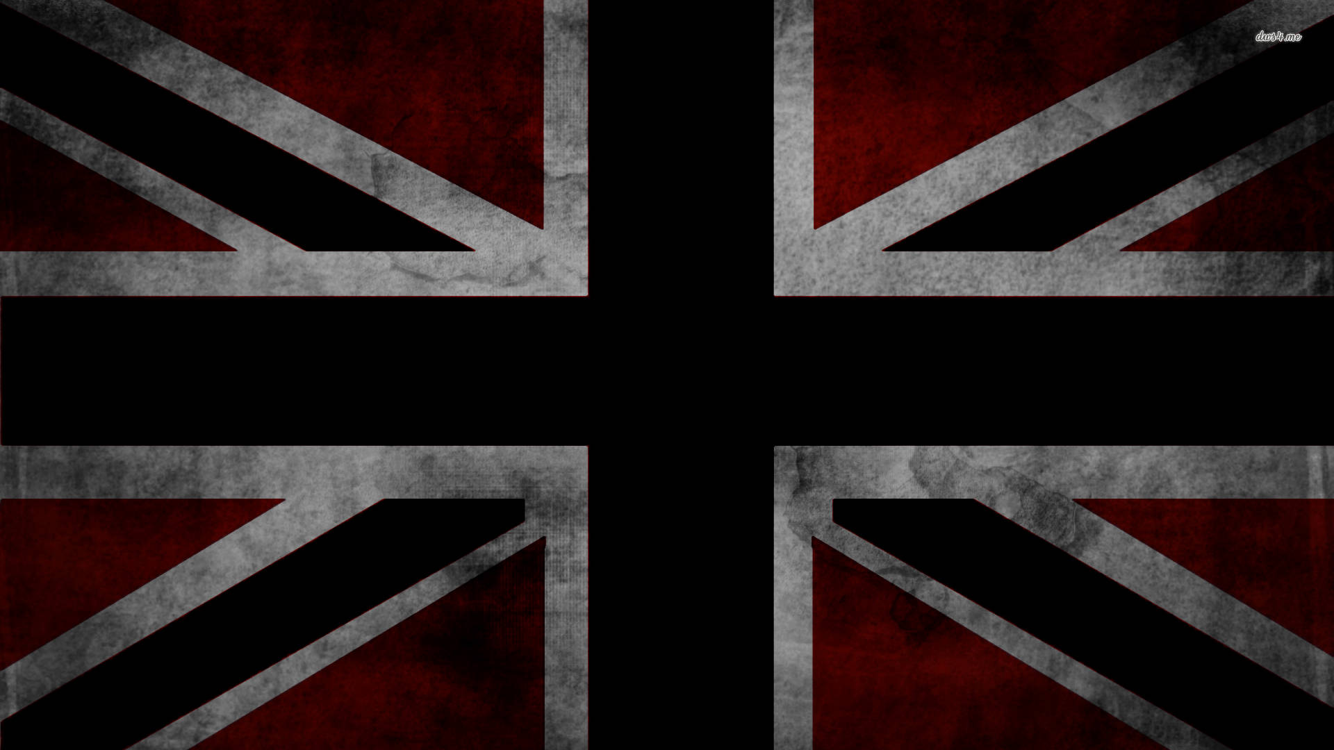United Kingdom flag, dark, black background, Full HD Desktop Wallpaper
