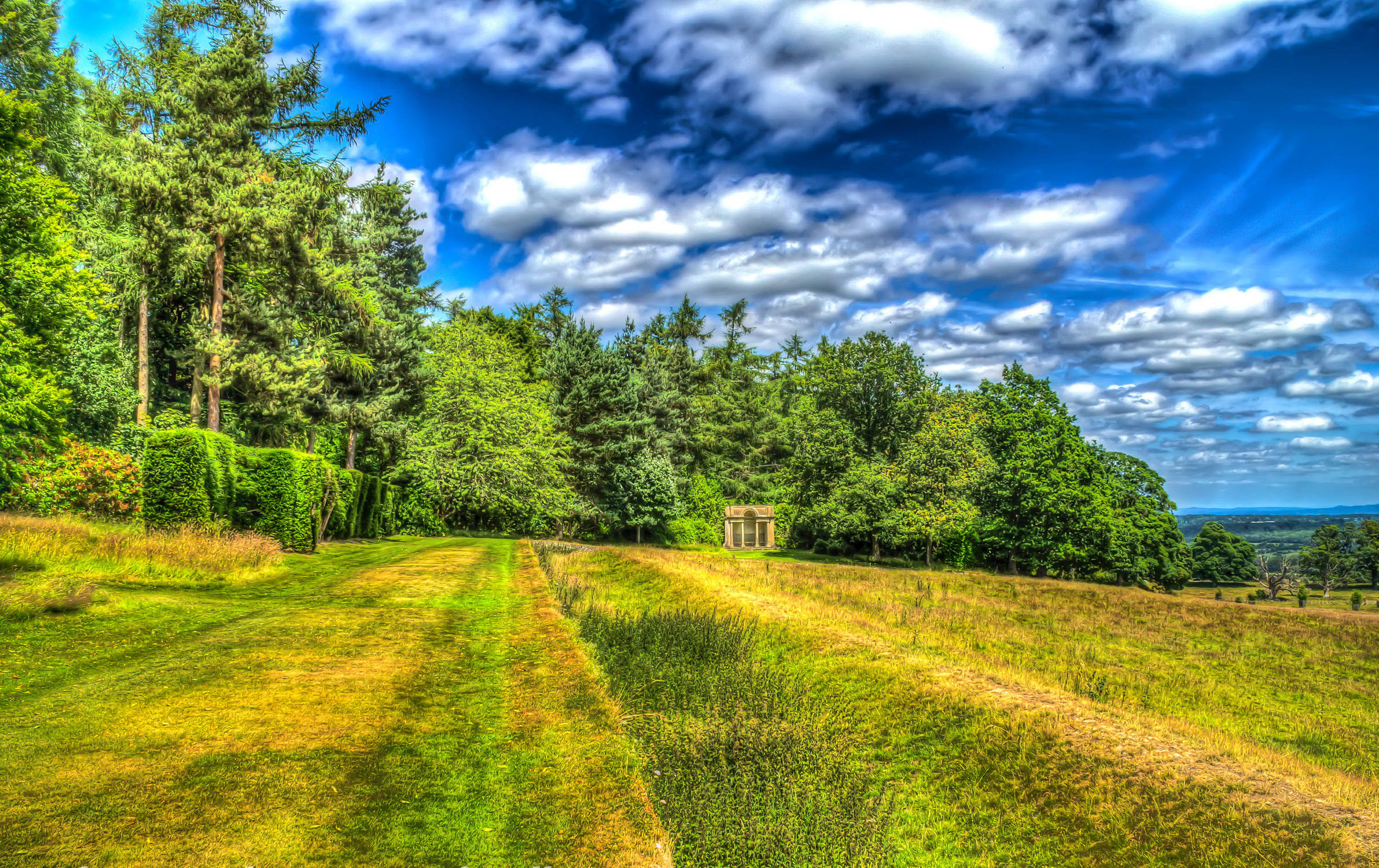 United Kingdom, countryside, grassy field, Full HD Desktop Wallpaper