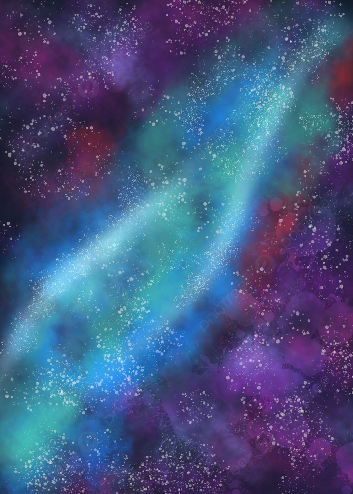 Universal, cosmic nebula, electric blues, HD Phone Wallpaper