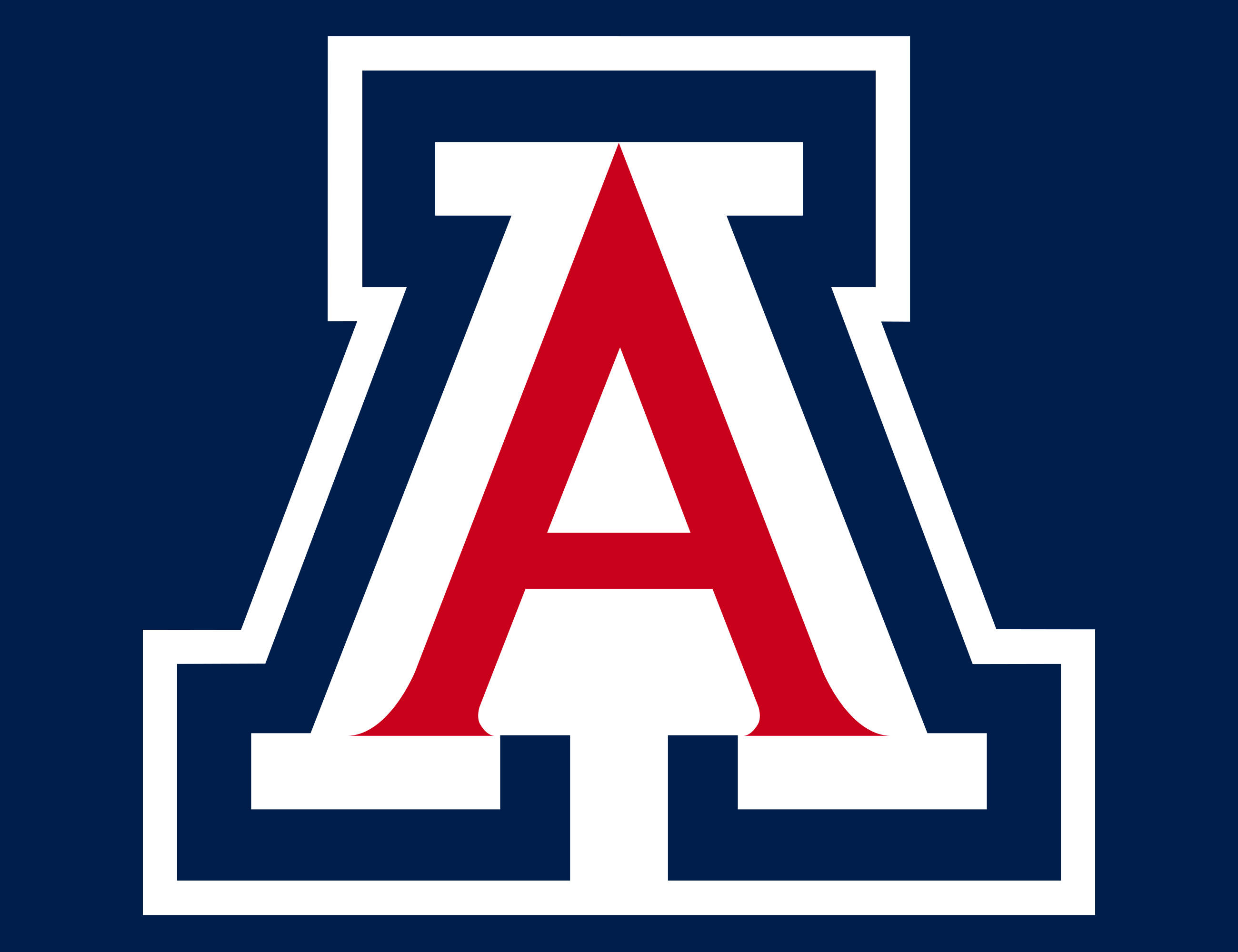 University of Arizona, logo, red, 2K Desktop Wallpaper