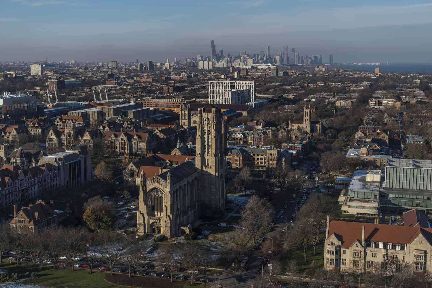 University Of Chicago, historic stone cathedral, campus buildings, HD Desktop Wallpaper