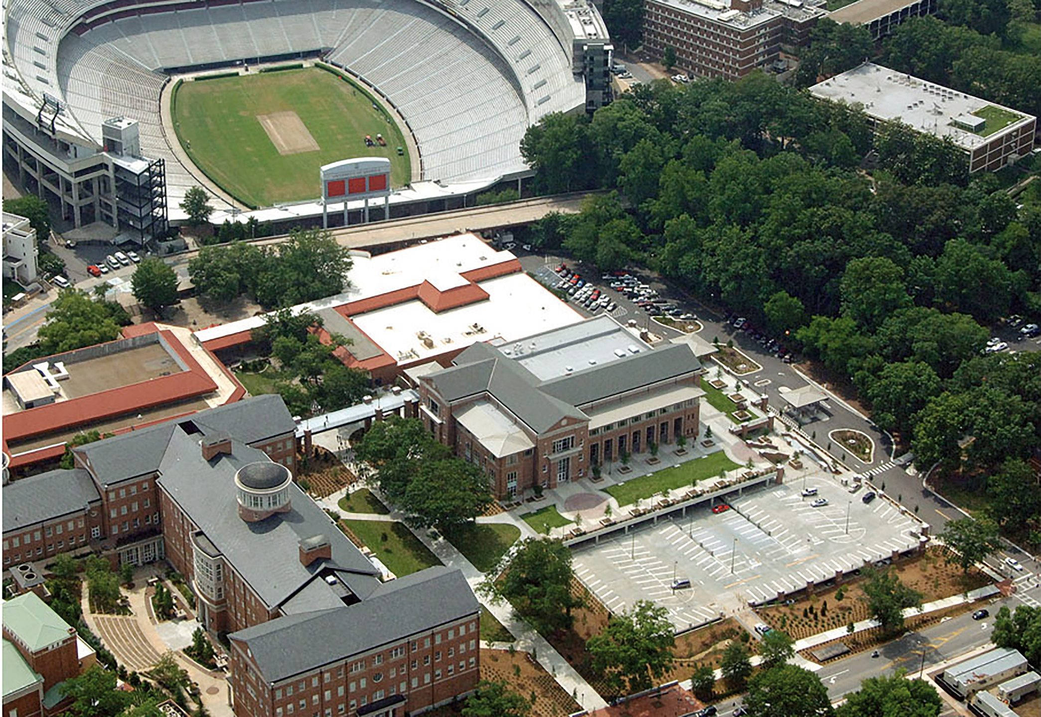 University Of Georgia, stadium, green field, Full HD Desktop Wallpaper