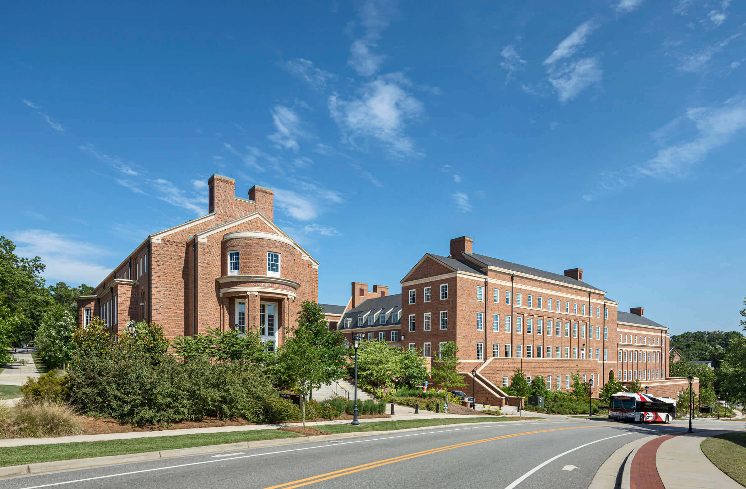 University Of Georgia, campus block, brick, Full HD Desktop Wallpaper
