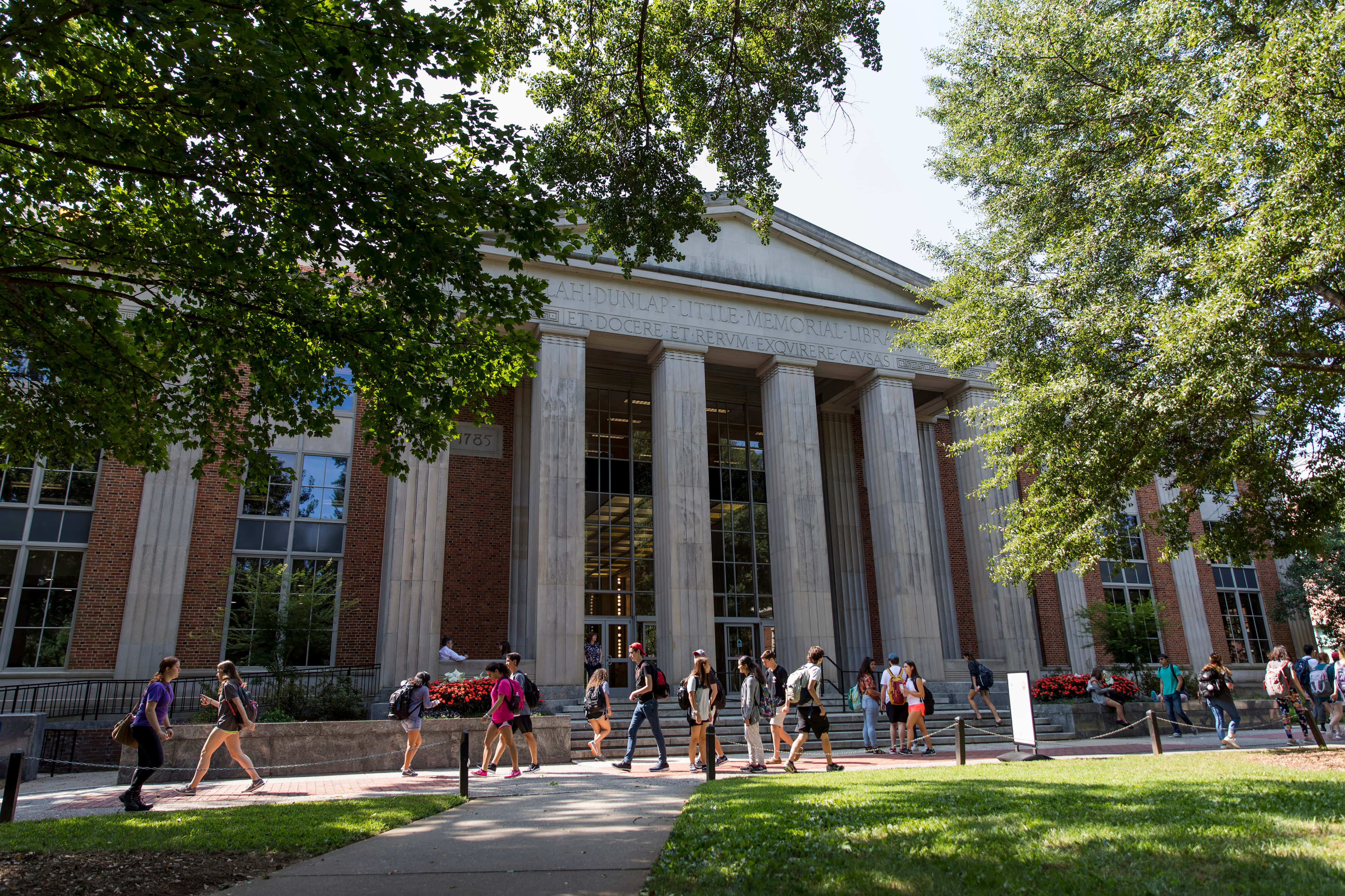 University of Georgia, library, campus quad, 4K Desktop Wallpaper