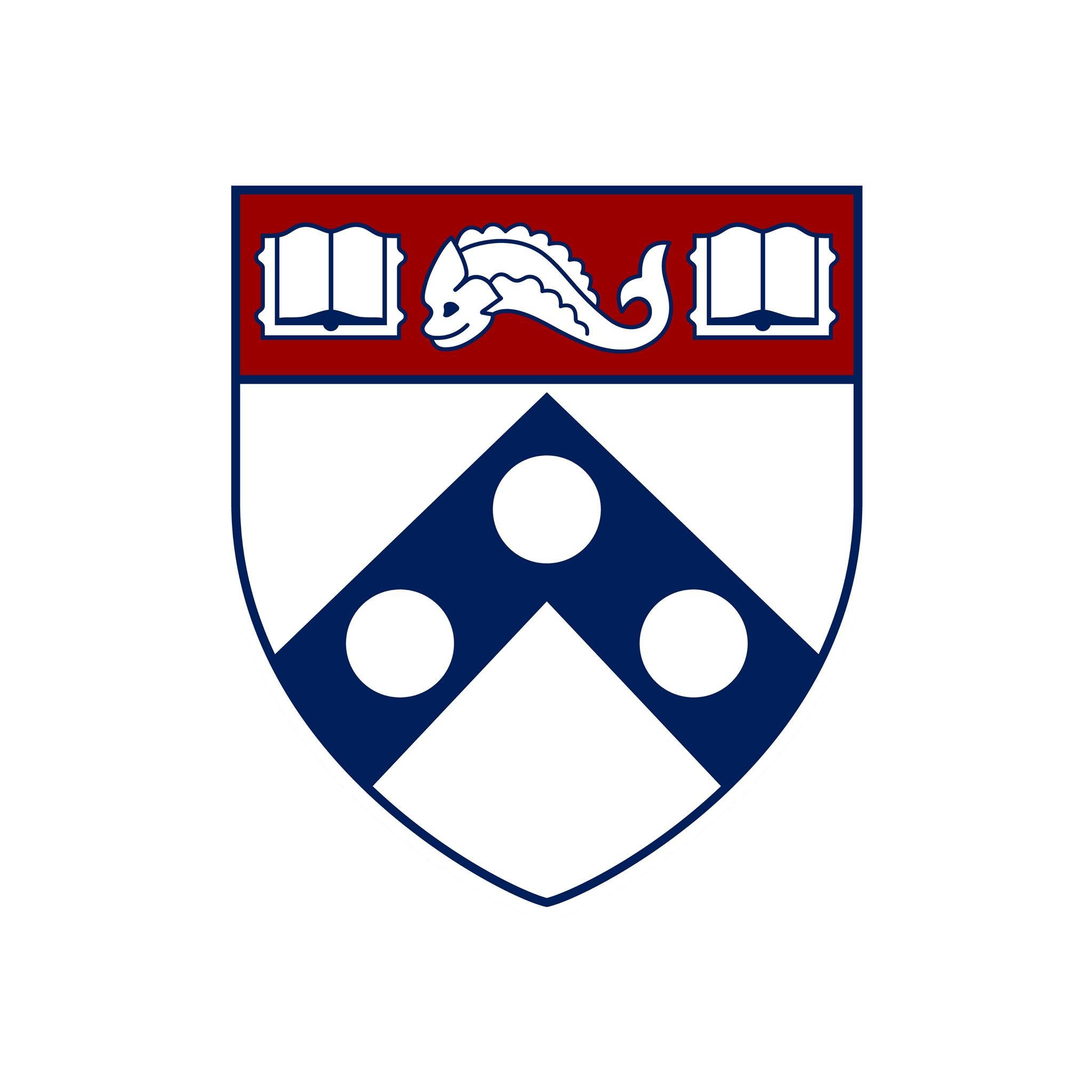 University of Pennsylvania, shield logo, heraldic shield, Full HD Desktop Wallpaper