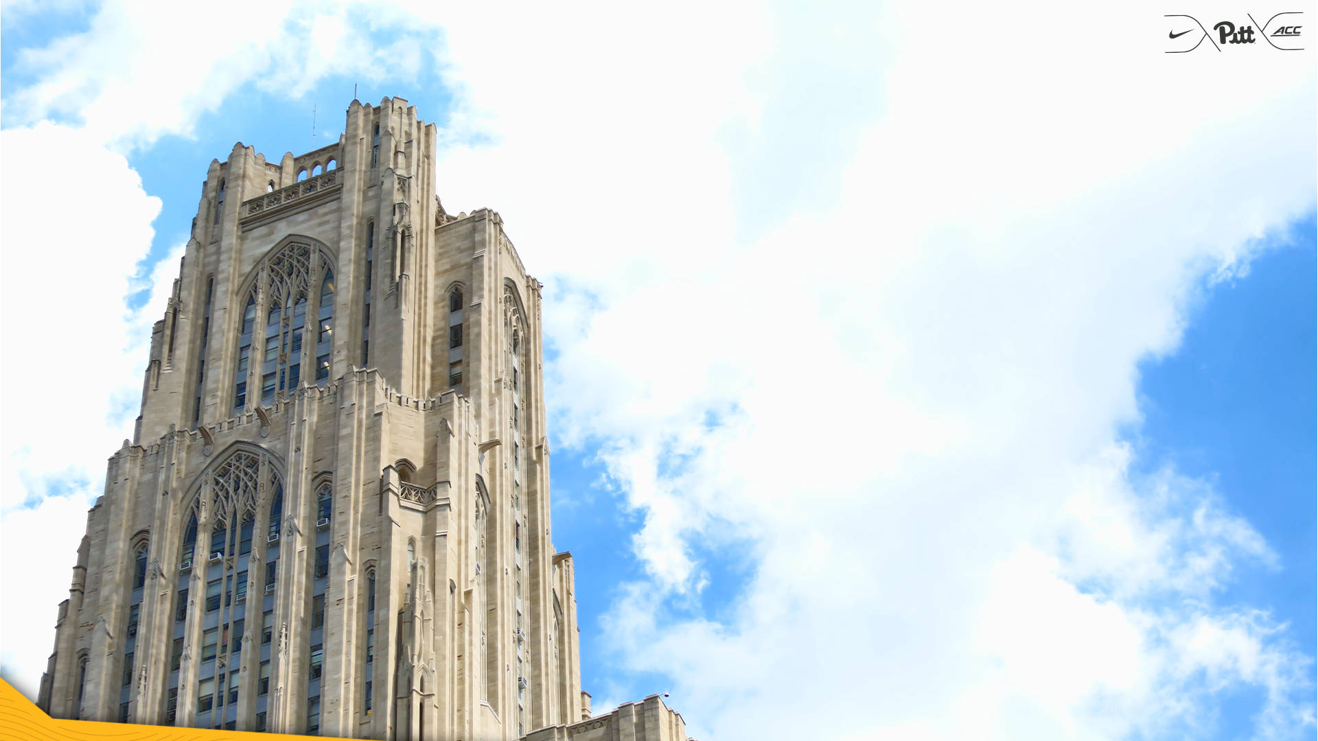 University Of Pittsburgh, Gothic cathedral tower, stone, Full HD Desktop Wallpaper