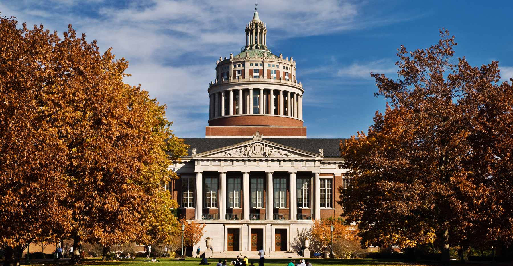University Of Rochester, neoclassical university building, domed tower, HD Desktop Wallpaper