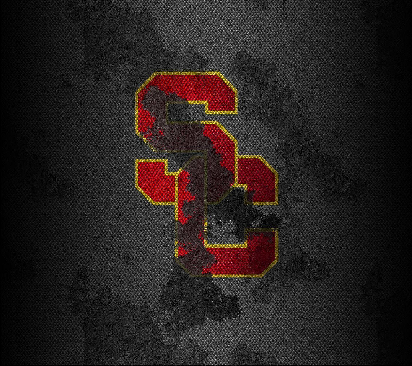 University Of Southern California, red, gold, HD Desktop Wallpaper