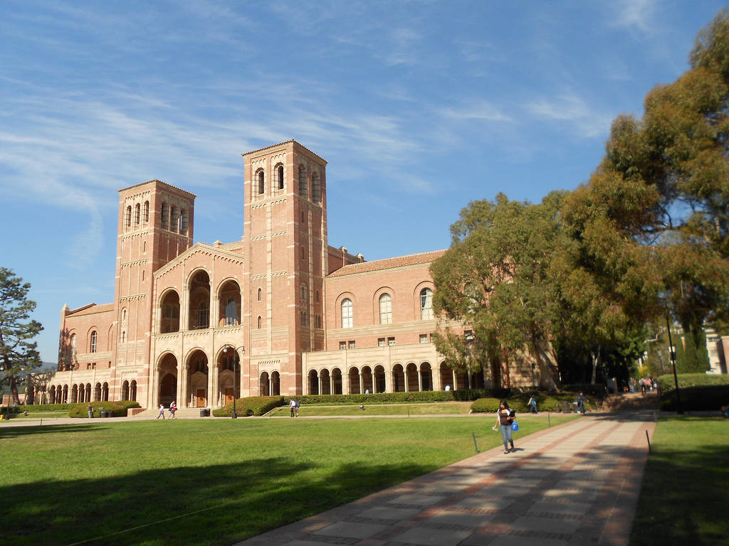University Of Southern California, red brick, twin towers, SD Desktop Wallpaper
