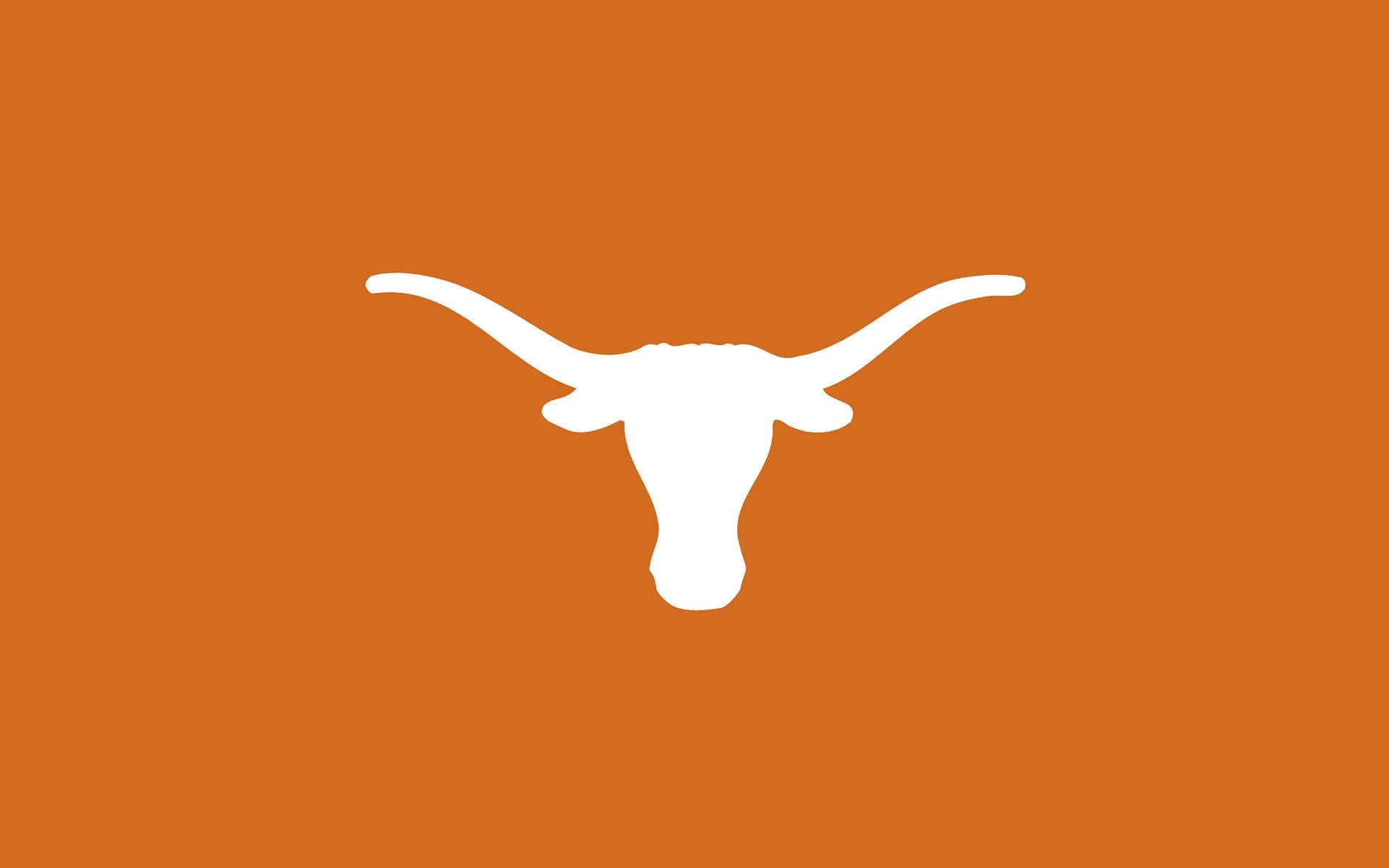 University Of Texas, white logo, longhorn skull silhouette, Full HD Desktop Wallpaper