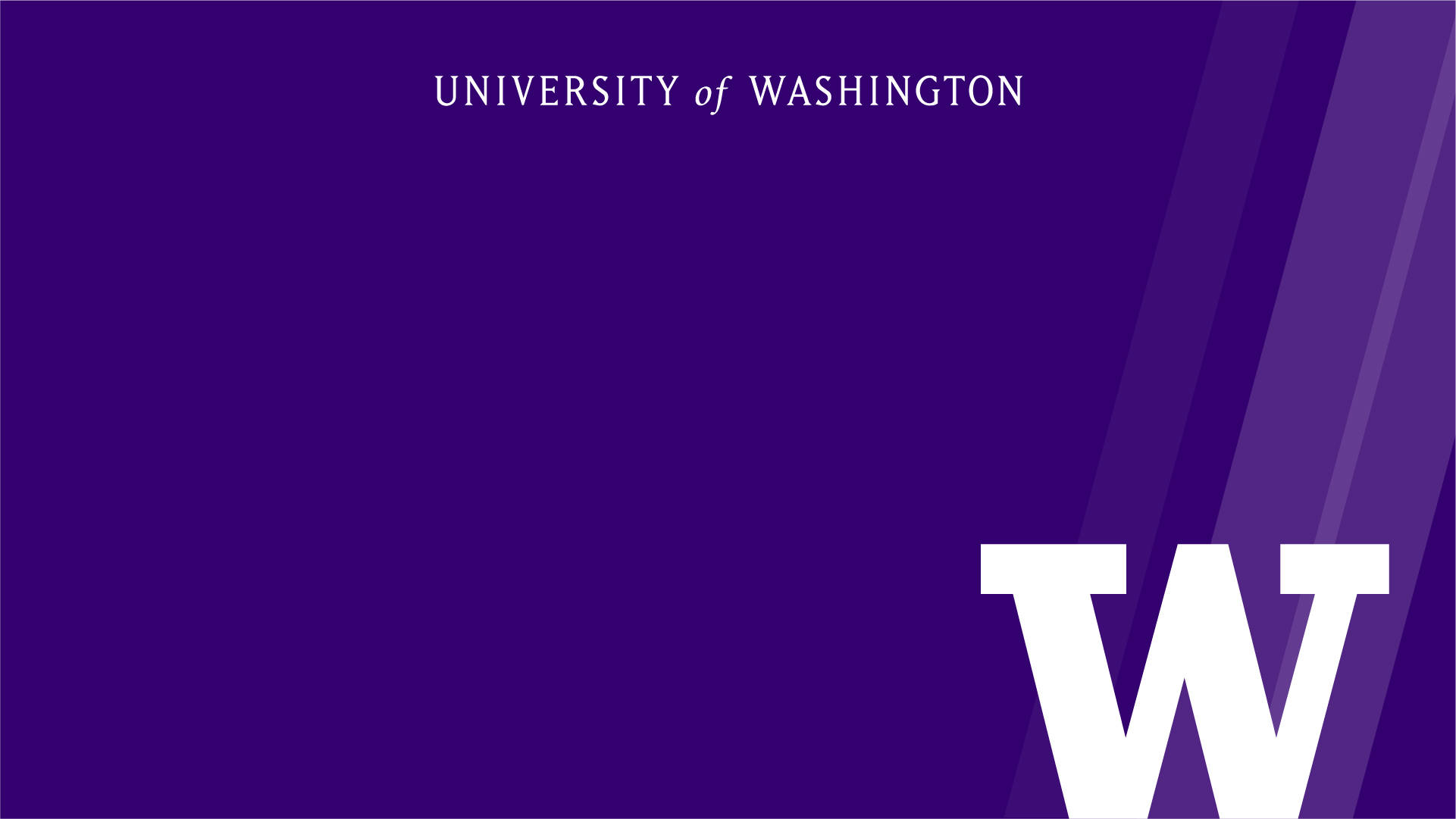 University of Washington, purple gradient background, white 'W' logo, Full HD Desktop Wallpaper