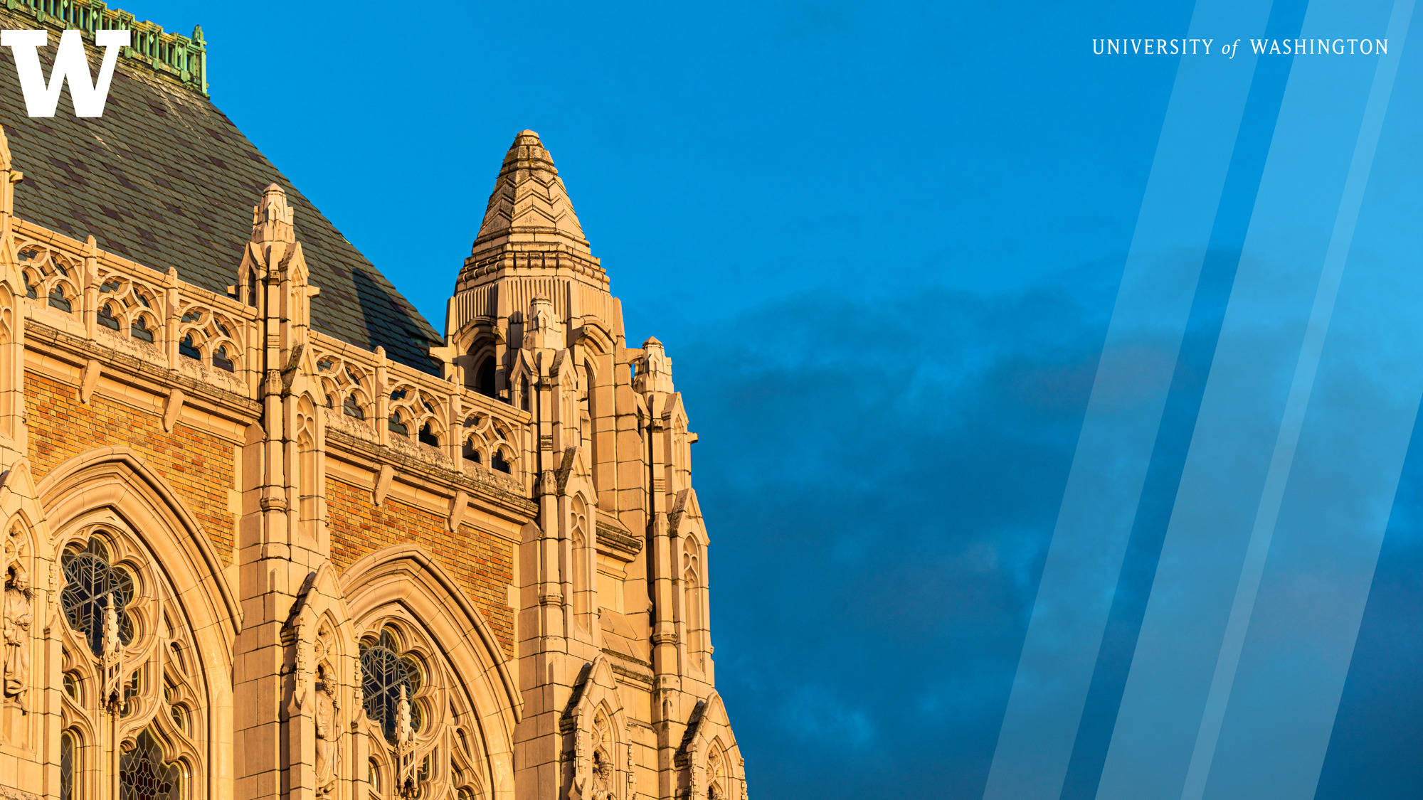 University Of Washington, corner building, Gothic university building, Full HD Desktop Wallpaper
