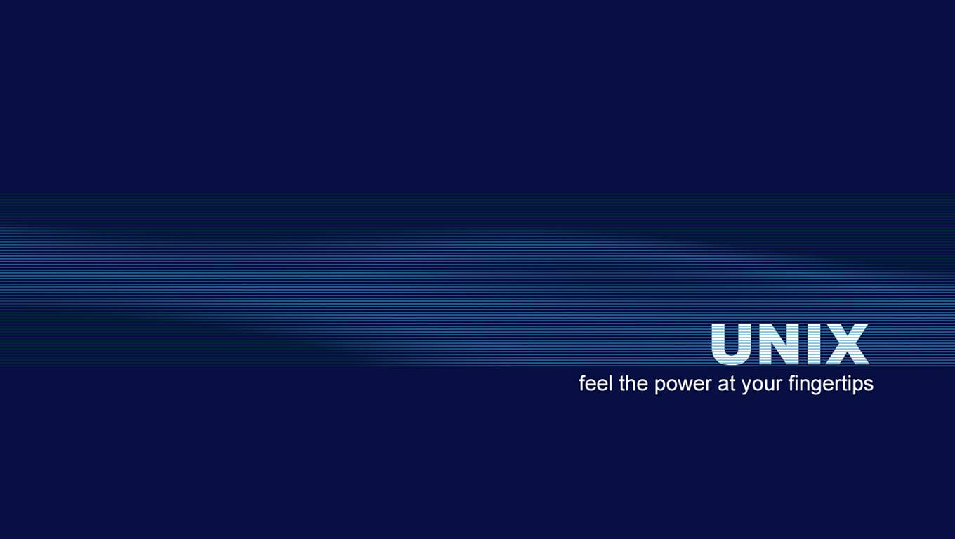 Unix, dark blue, glowing horizontal lines, HD Desktop Wallpaper
