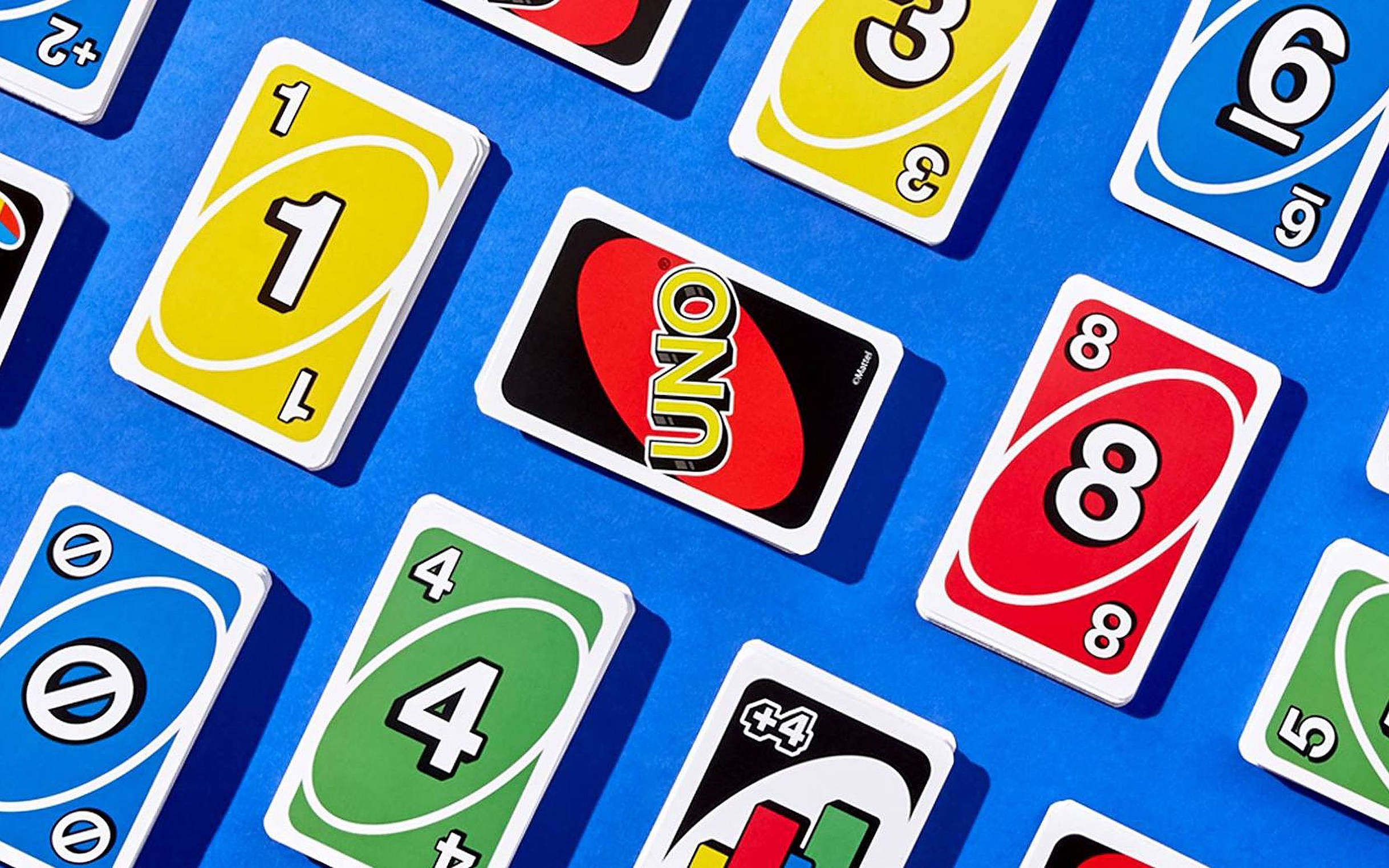 Uno, blue, red, Full HD Desktop Wallpaper