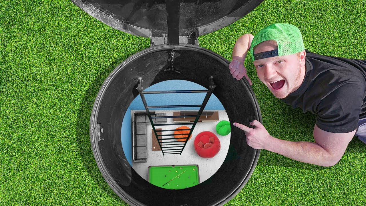 Unspeakable, underground bunker, green cap, HD Desktop Wallpaper