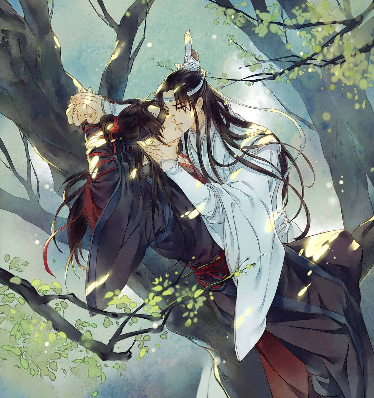 The Untamed, anime characters, traditional robes, HD Phone Wallpaper