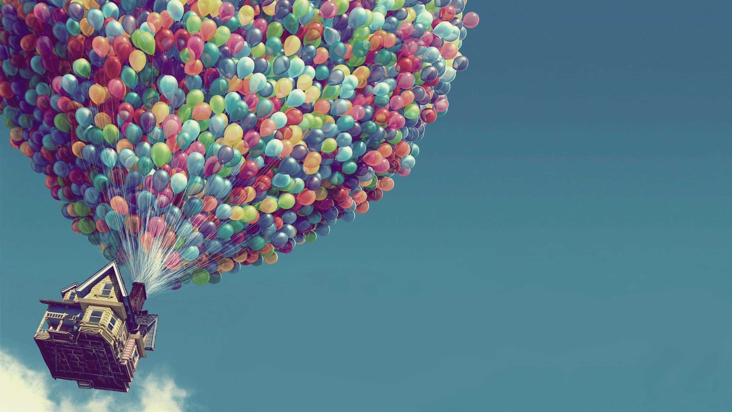 Up Movie, house, balloons, 2K Desktop Wallpaper