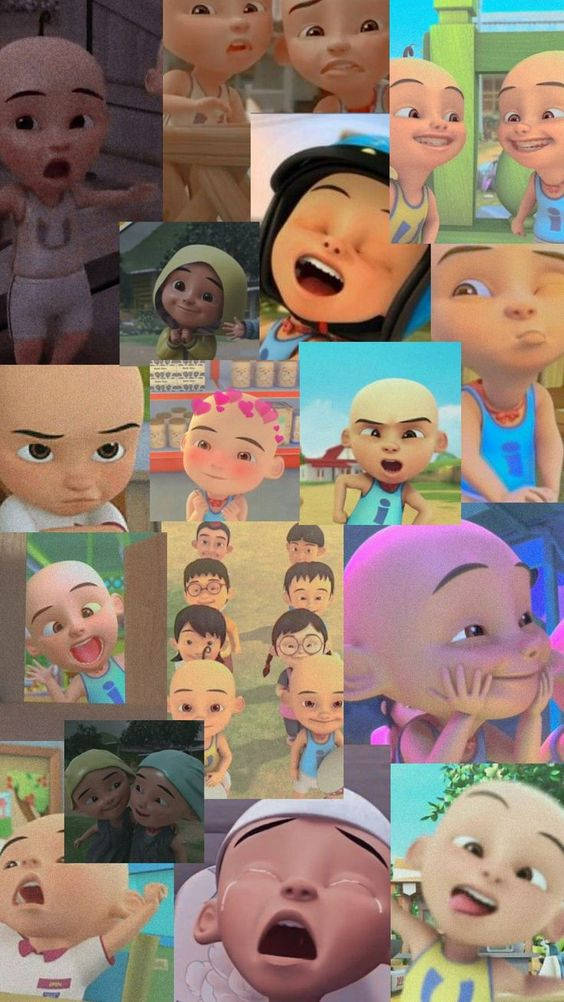 Upin, Ipin, dynamic duo, SD Phone Wallpaper