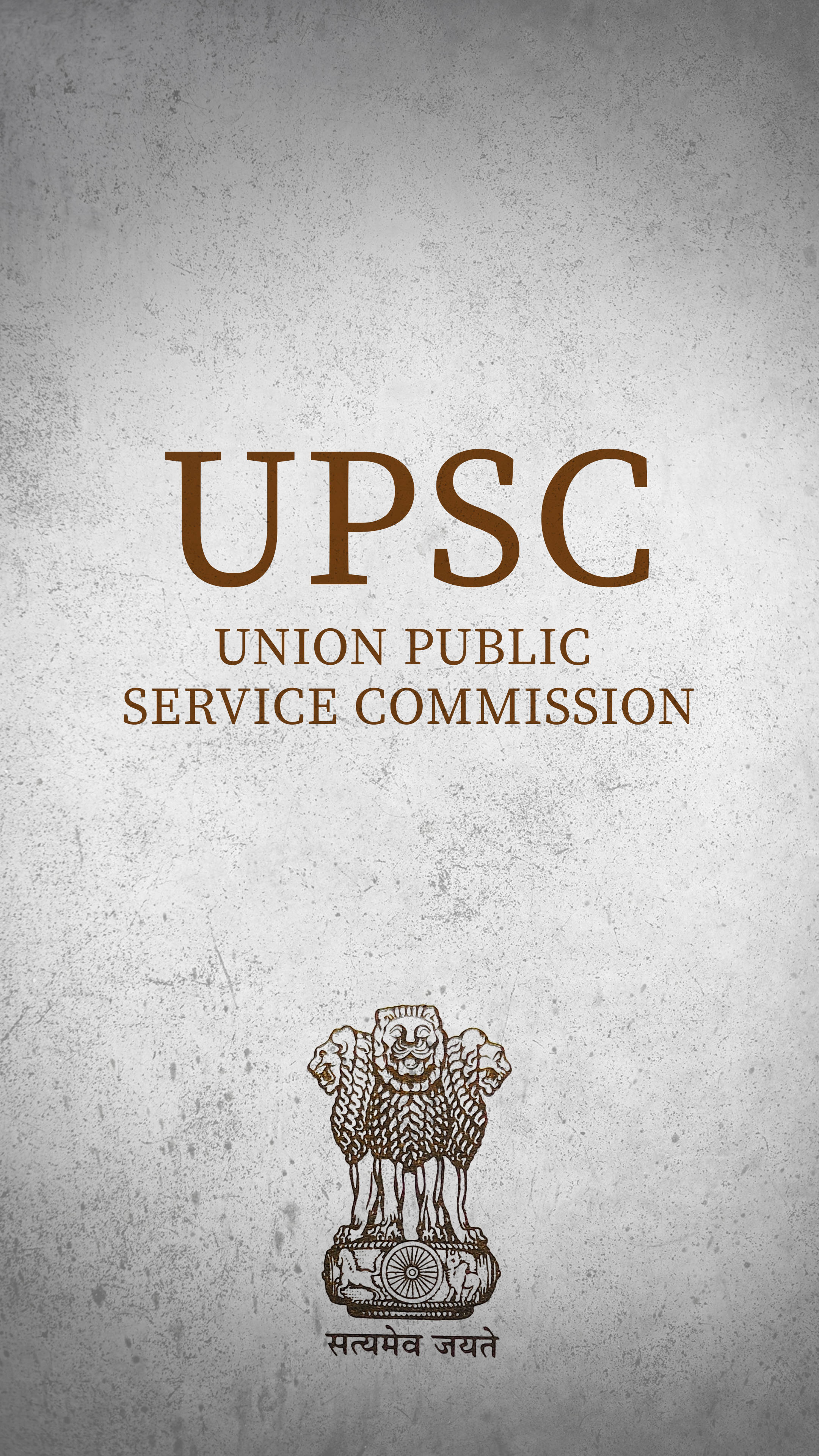 UPSC, lion emblem, motto, 4K Phone Wallpaper